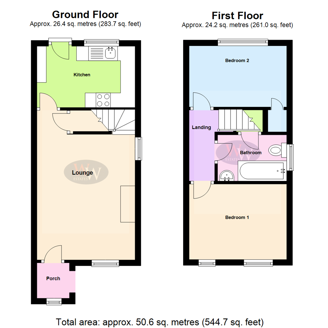 Clydesdale Drive, Buttershaw, Bradford BD6, 2 bedroom end terrace house