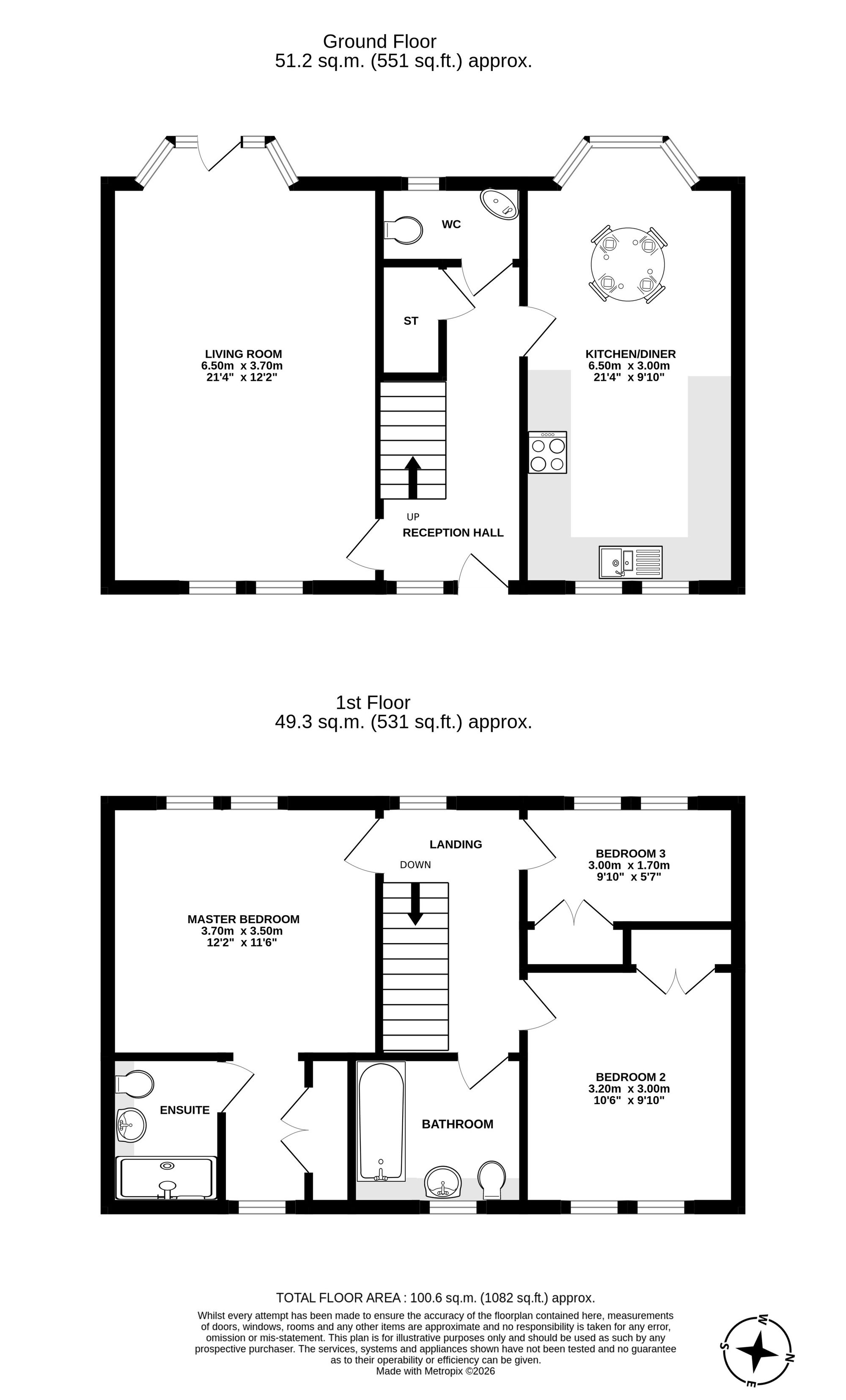 9 The Yonne, Chester floorplan