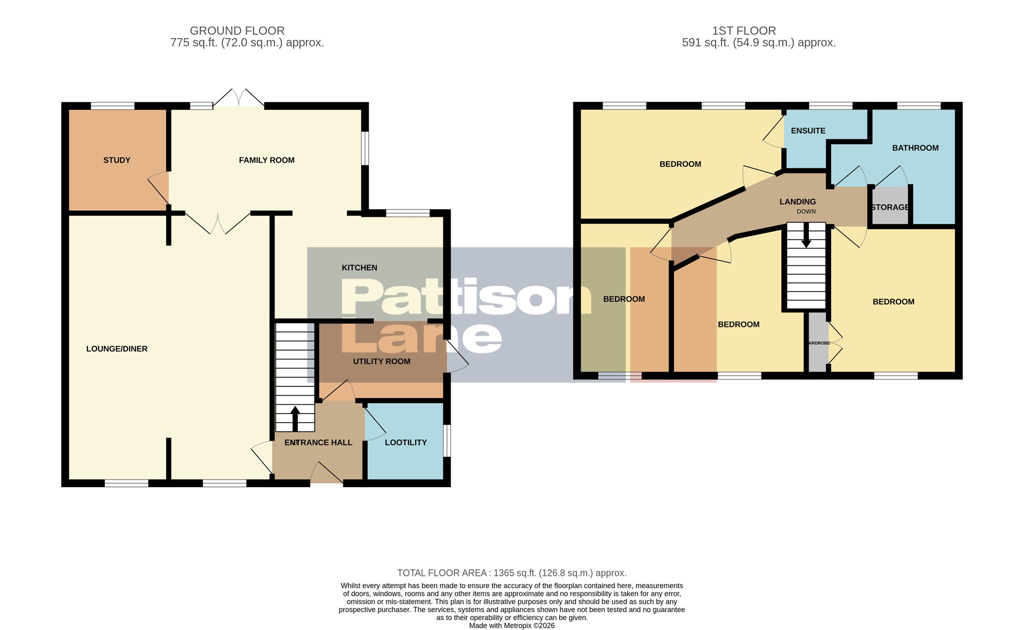 18, Queens Road, Market Harborough floorplan