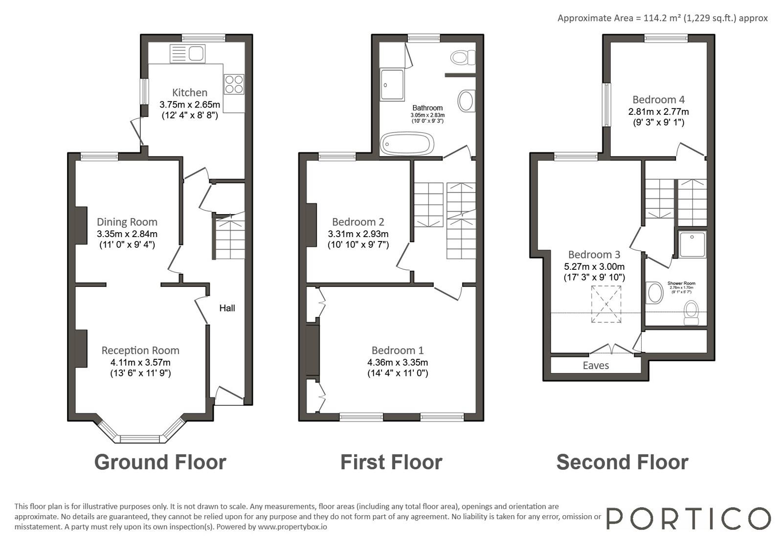 97, Landells Road, London floorplan