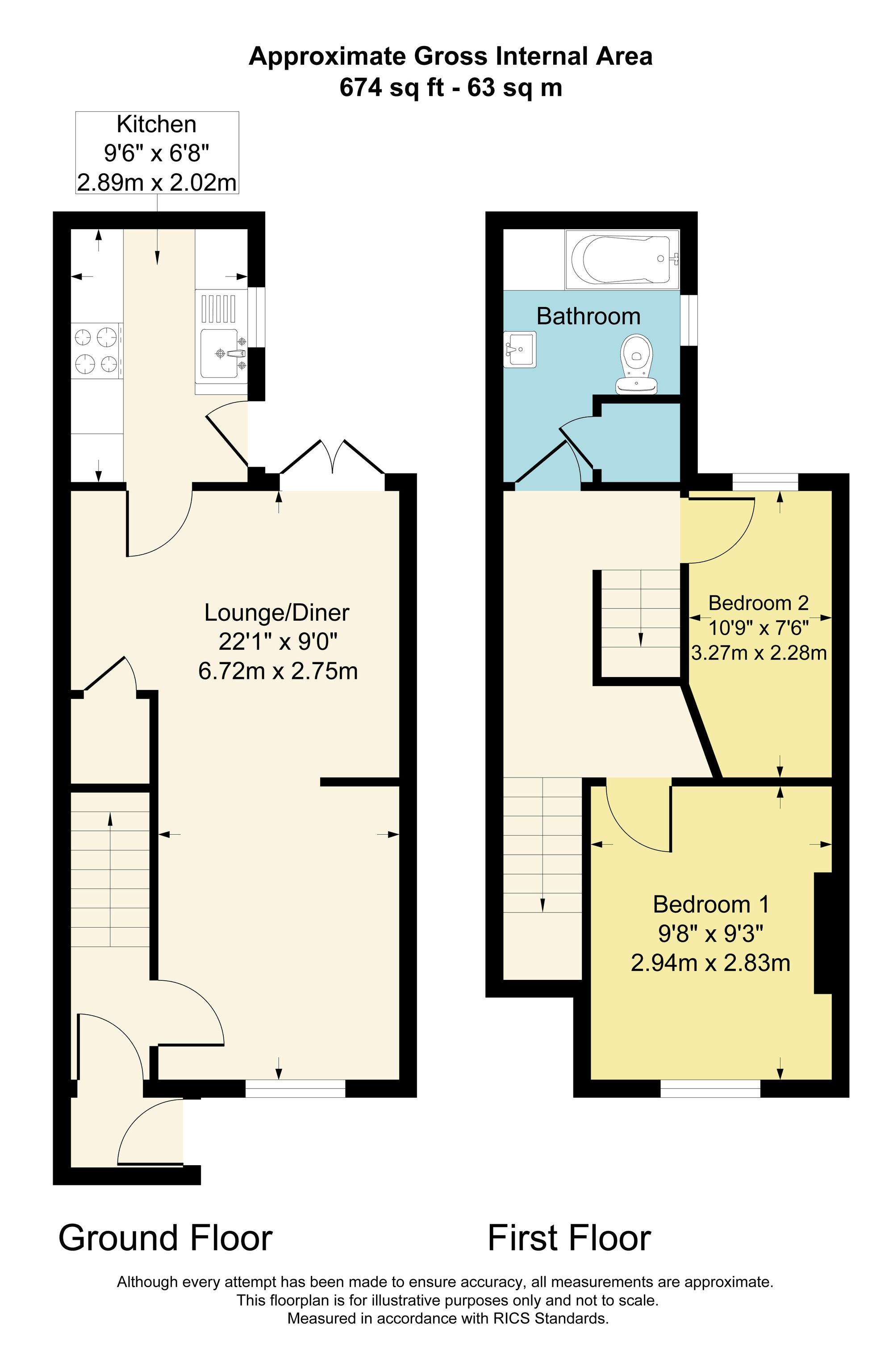 Mead Road, Willesborough, TN24 floorplan