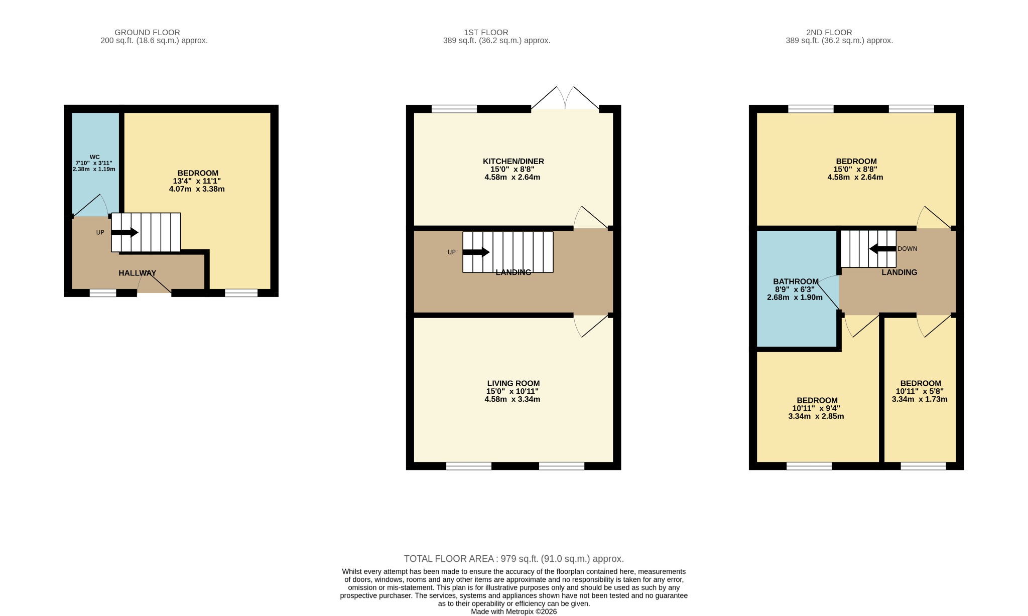 11 Melville Terrace Lane, Ford, Devon floorplan