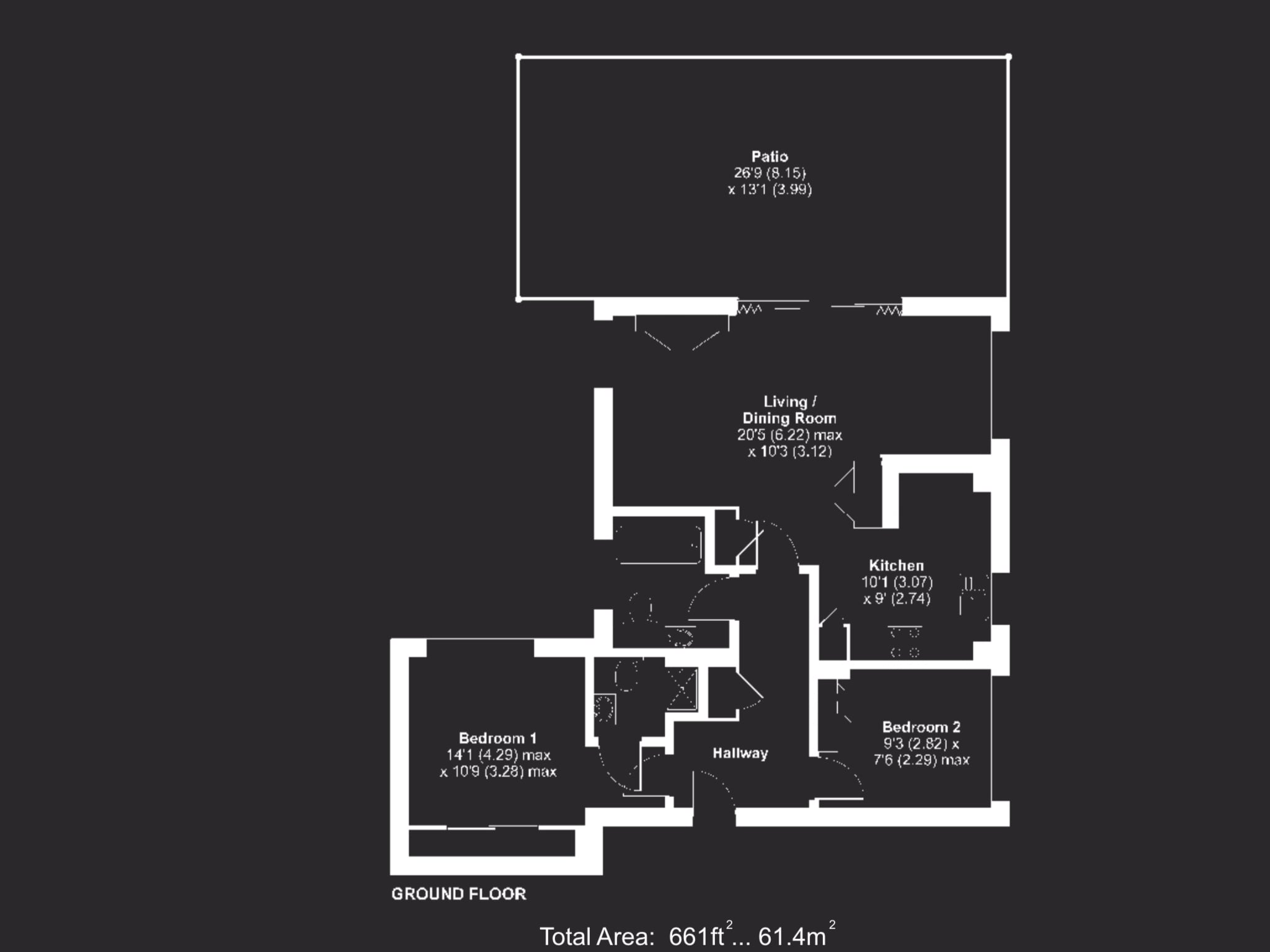 2, Latitude West, Bournemouth floorplan