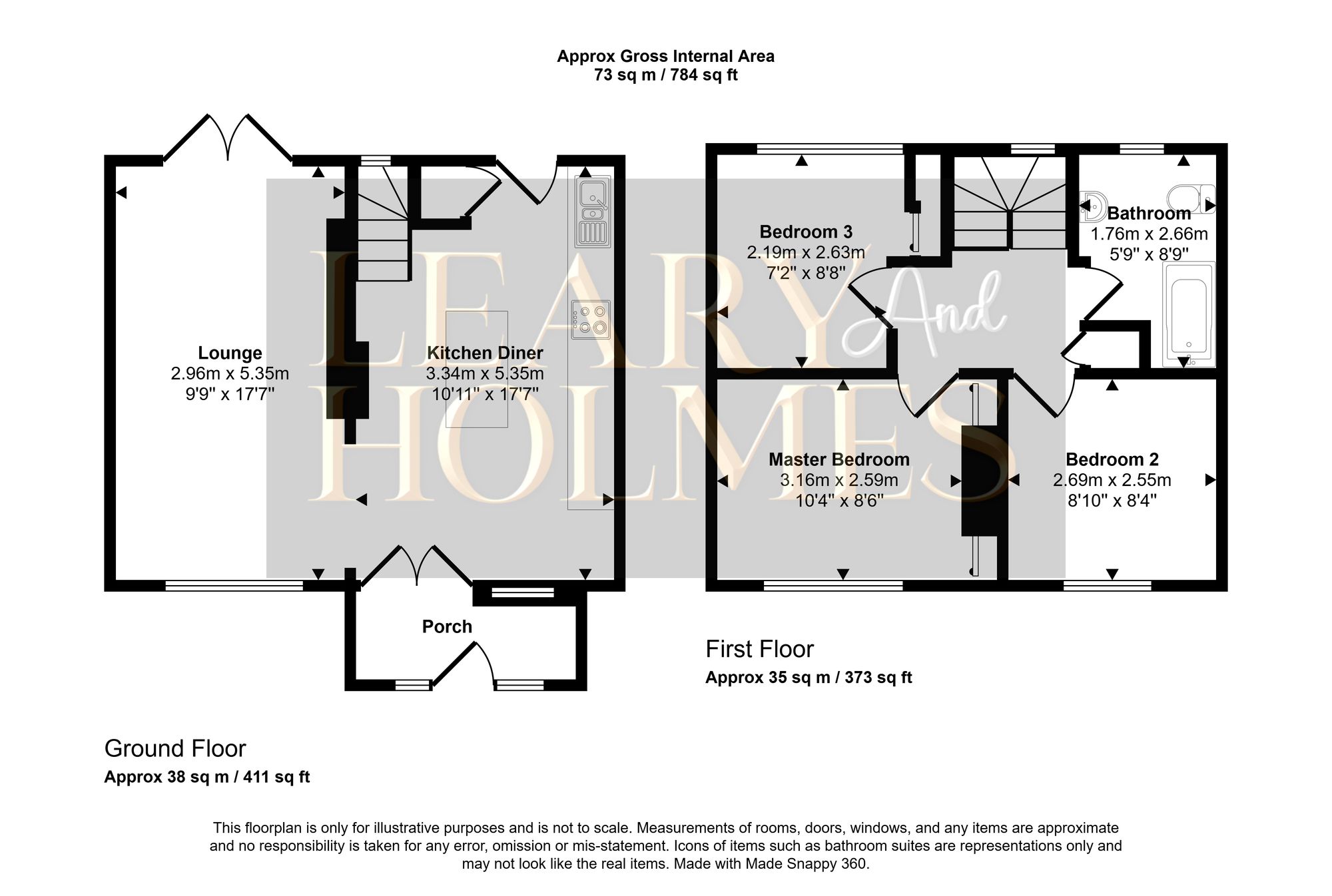 47 Lawrence Avenue, South Shields floorplan