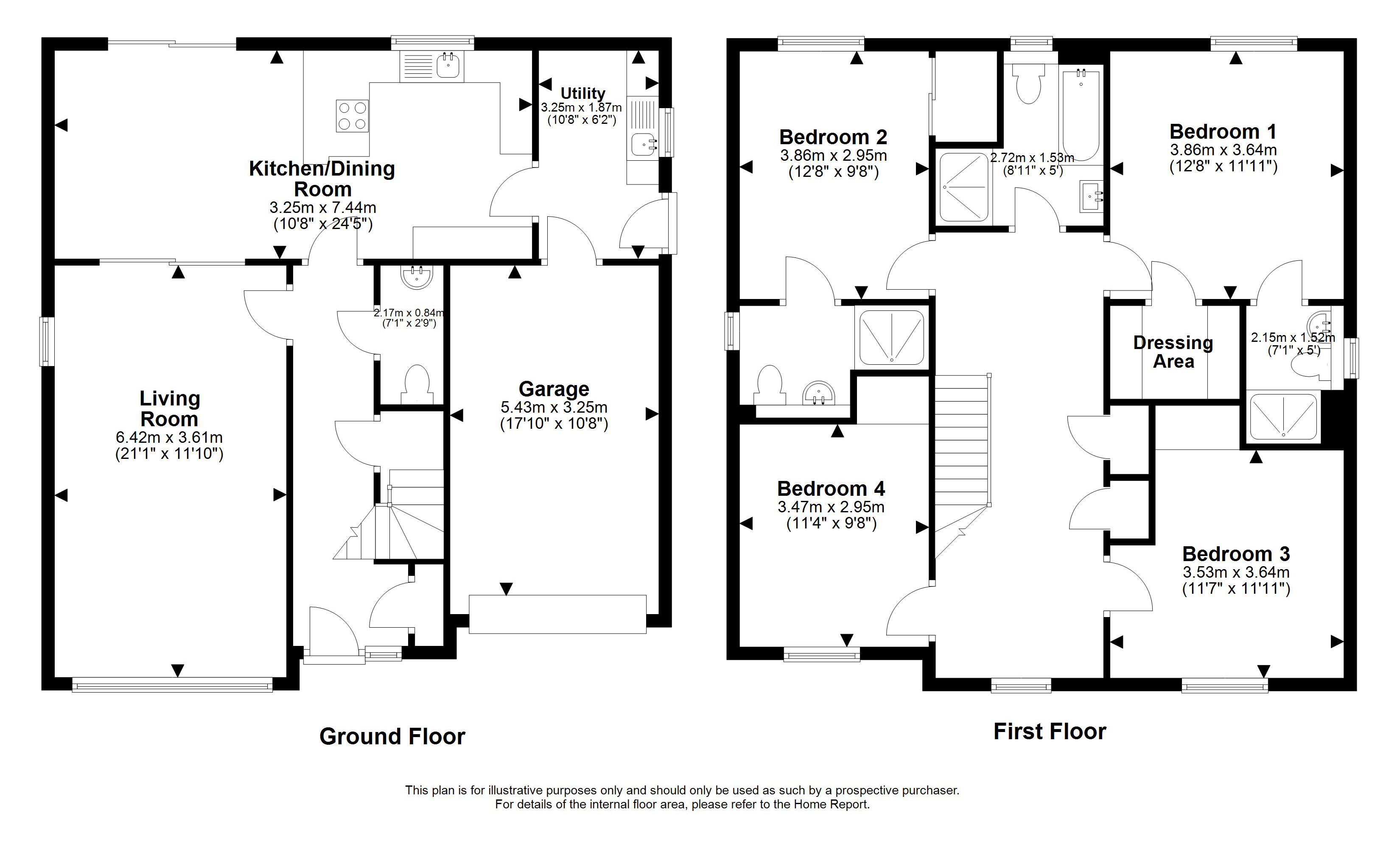 The Miller, Lethington Gardens, Haddington floorplan