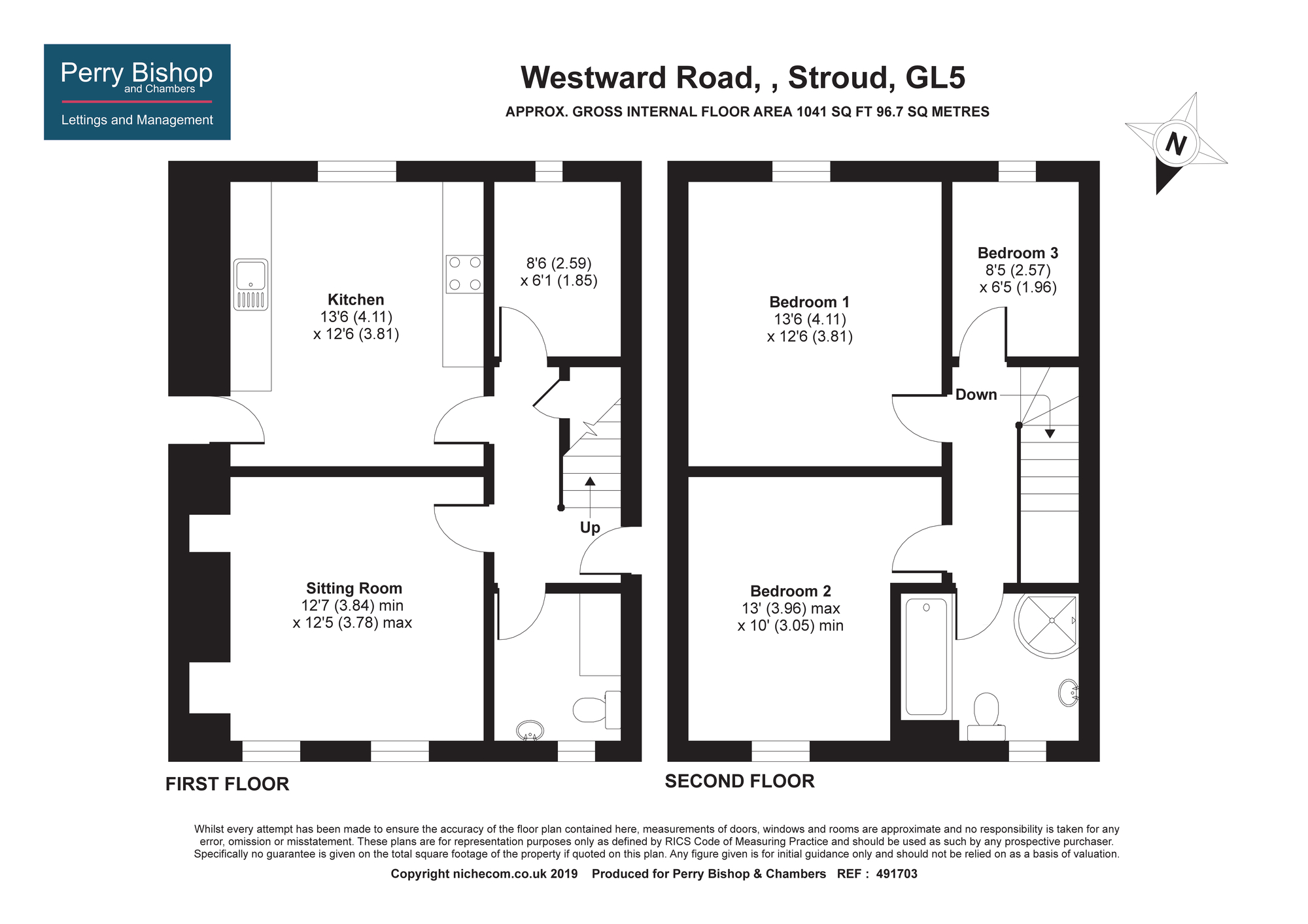 3 Bedrooms Flat to rent in Monkey Puzzle Close, Westward Road, Ebley, Stroud GL5