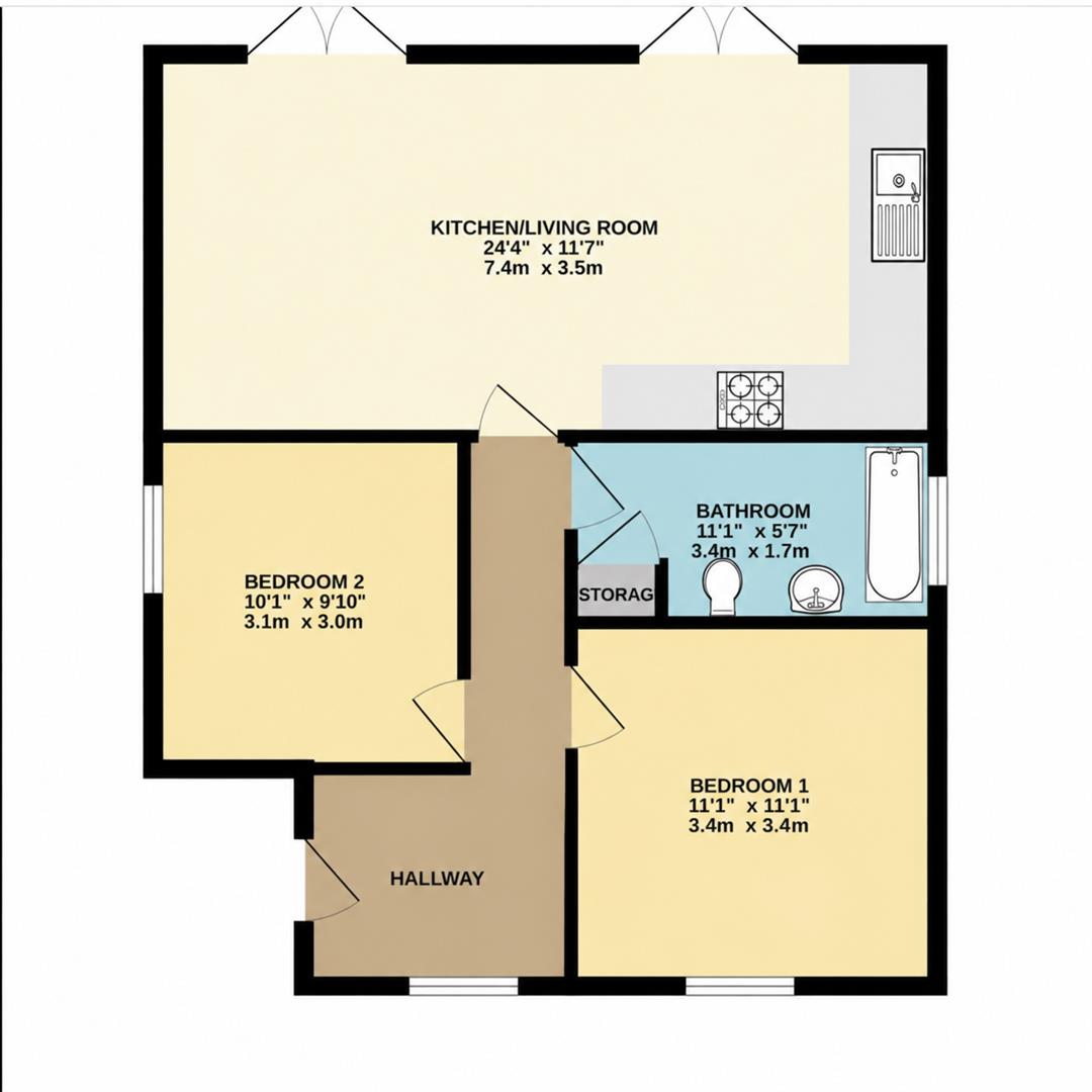 Lancaster Road, Rayleigh floorplan