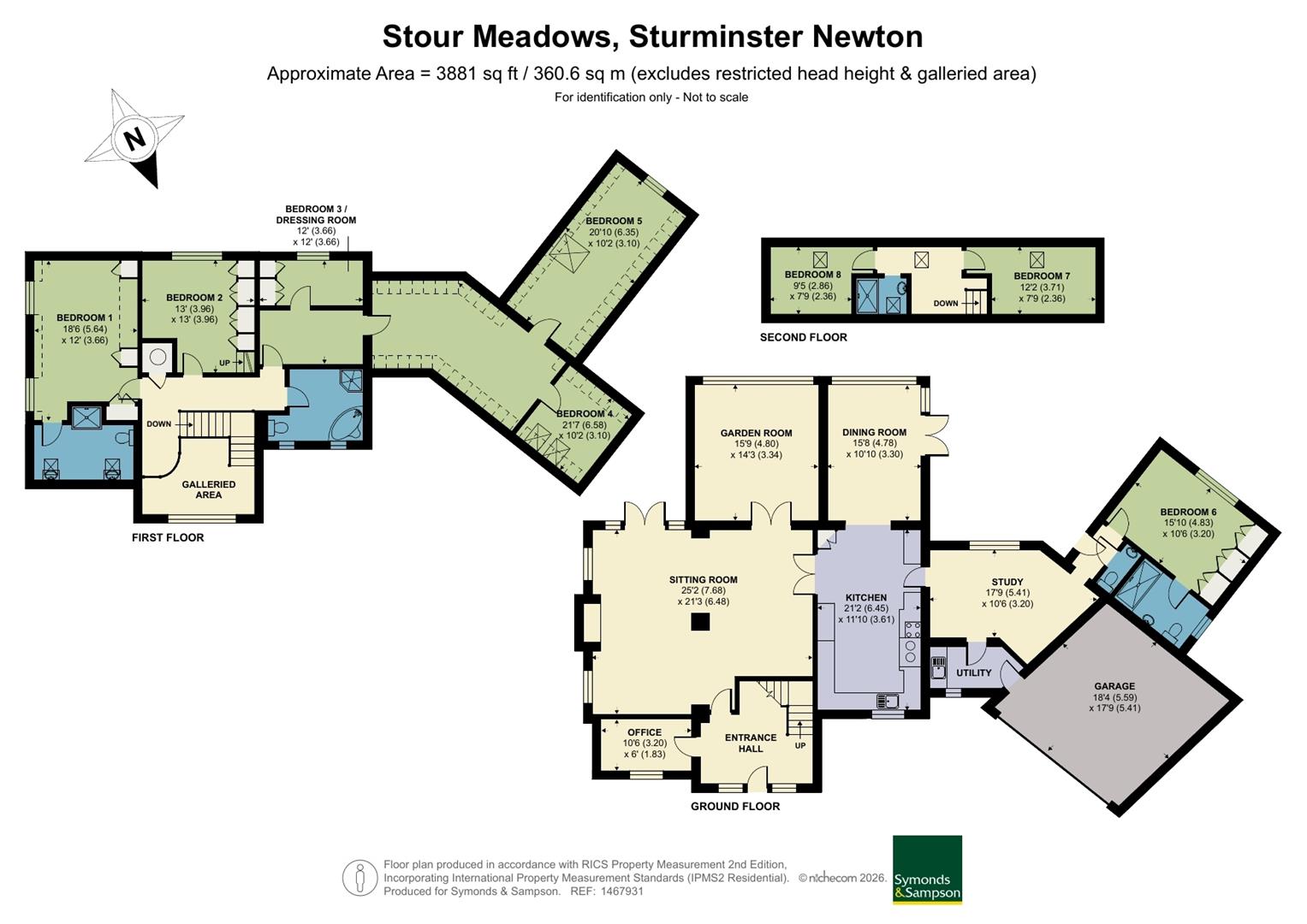 Brimstone House, Stour Meadows, Sturminster Newton floorplan