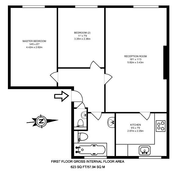 2 Bedrooms Flat to rent in Ravenshurst Avenue, London NW4