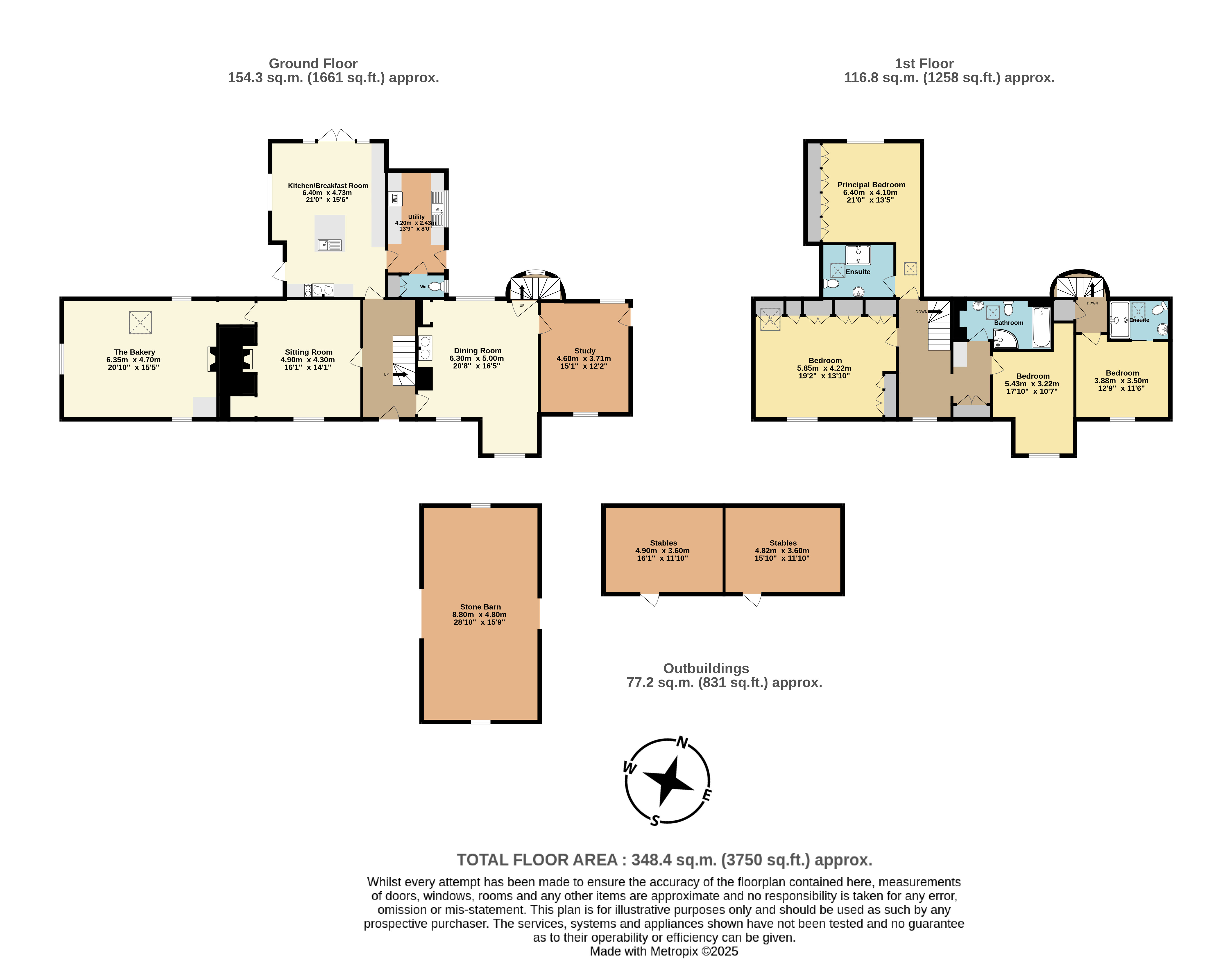 Lower Hill Farm, Tavistock floorplan