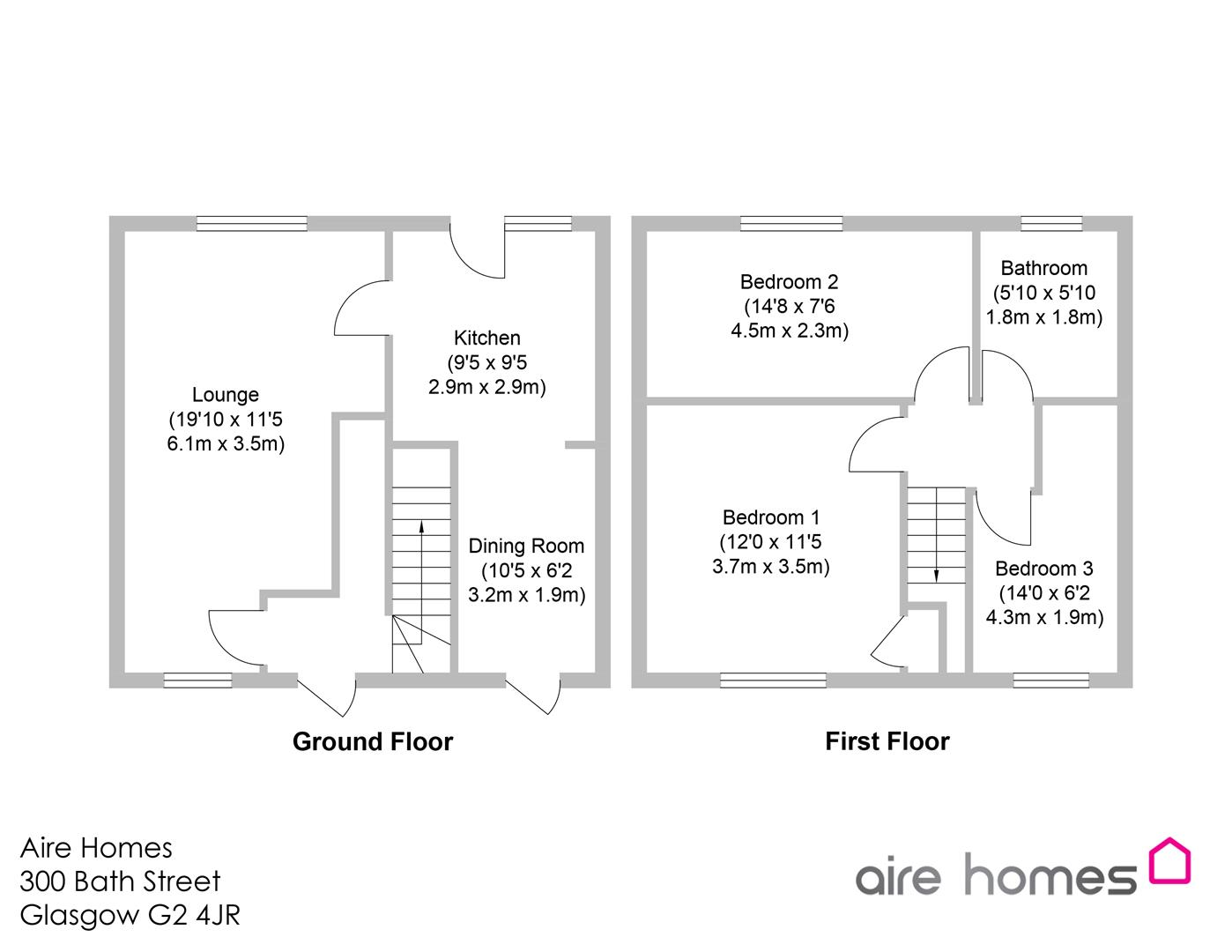 3 Bedrooms Terraced house for sale in Manse View, Coalburn, Lanark ML11