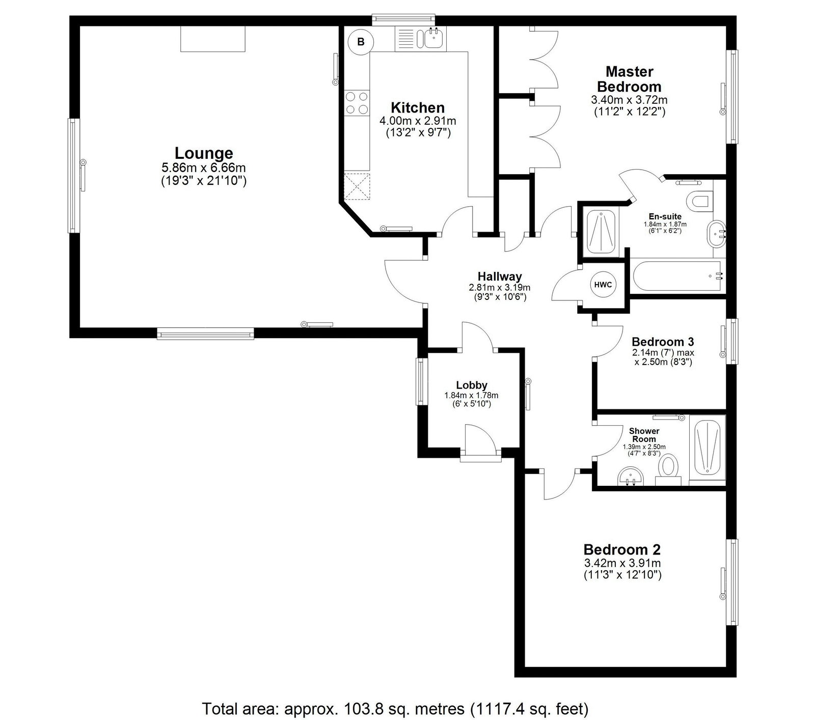 Prince Court, Tetbury floorplan