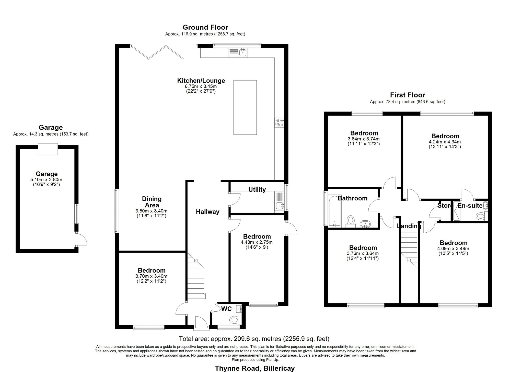 36 Thynne Road, Billericay floorplan