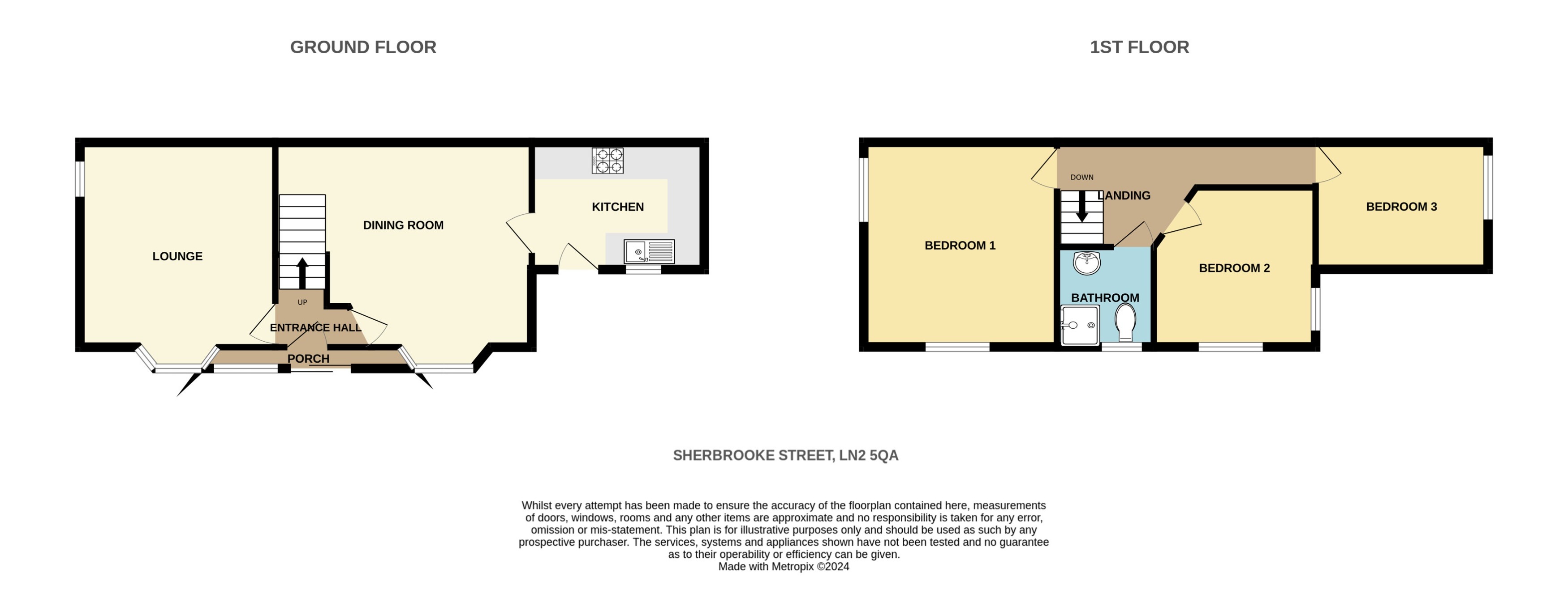 47, Sherbrooke Street, Lincoln floorplan
