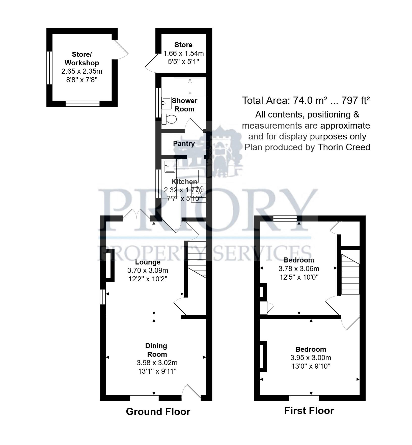 8, South Street, Mow Cop floorplan