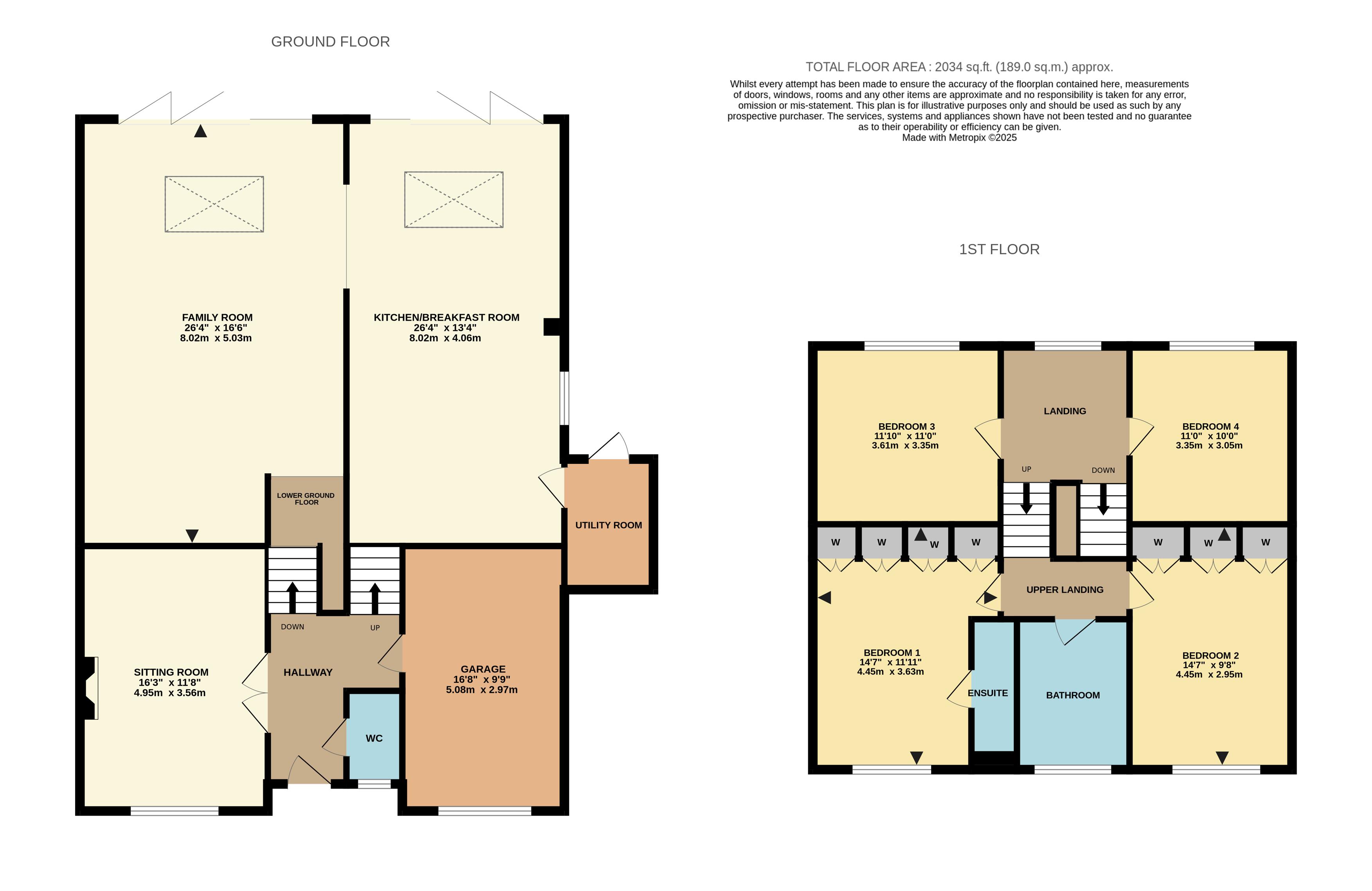 4, Stagbury Avenue, Chipstead floorplan