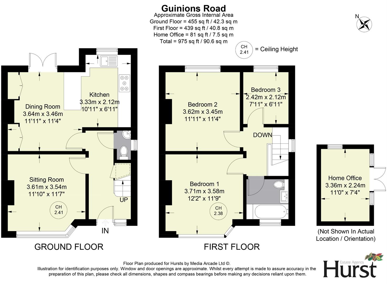 59, Guinions Road, High Wycombe floorplan