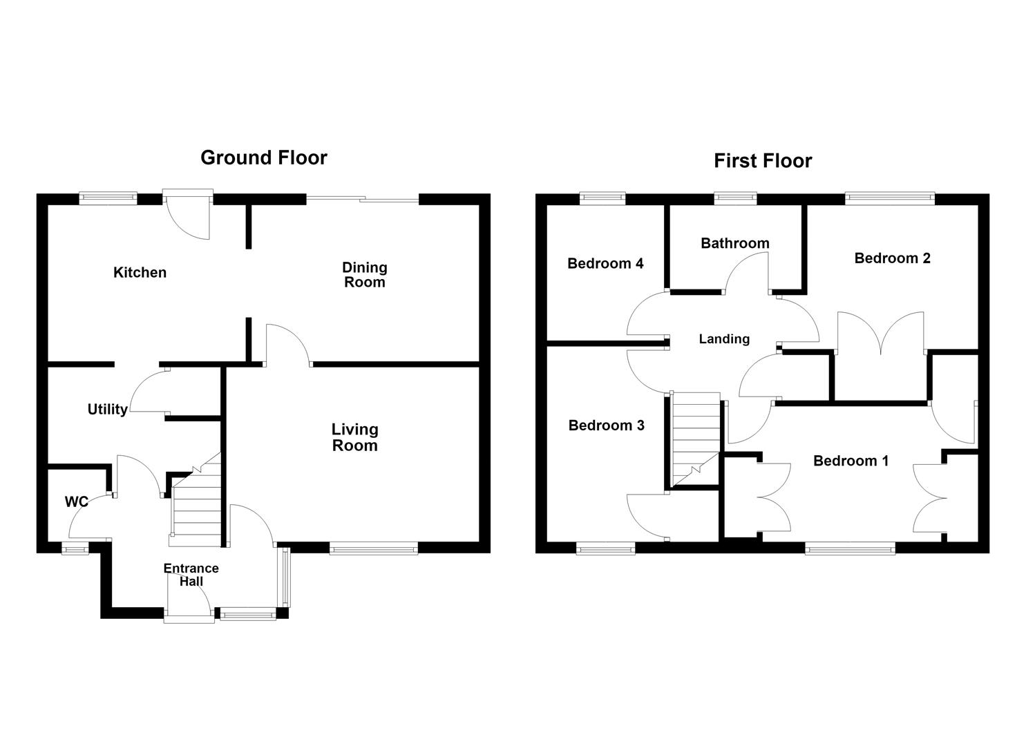 5, Cam Close, Corby floorplan