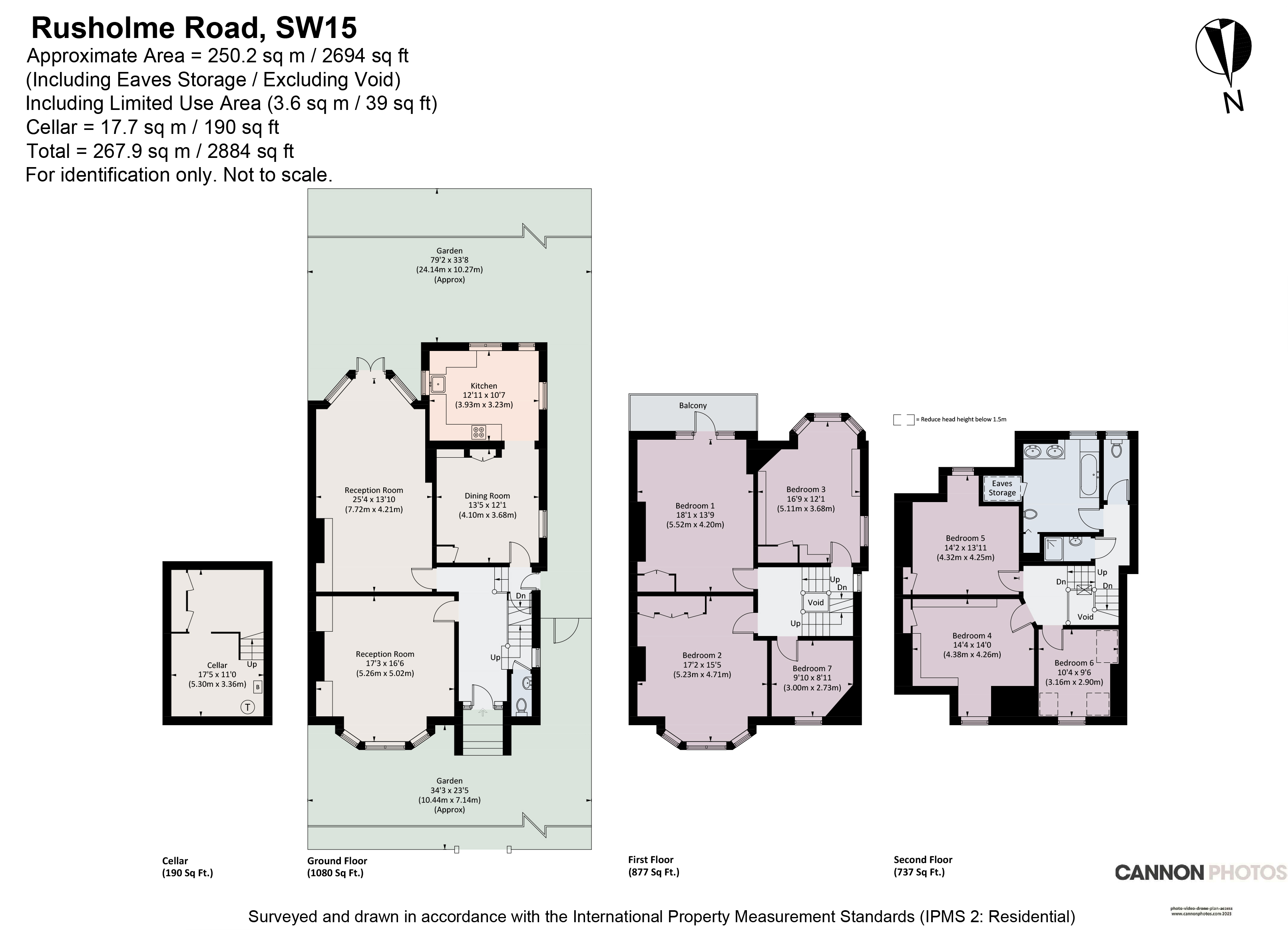 65, Rusholme Road, London floorplan