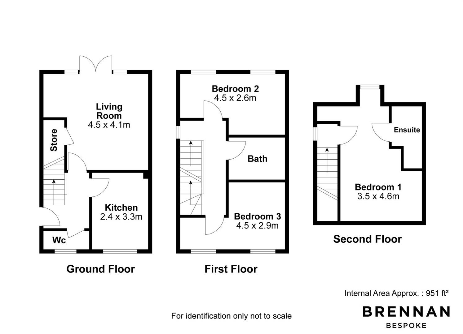 22, Stanton Close, Desborough floorplan