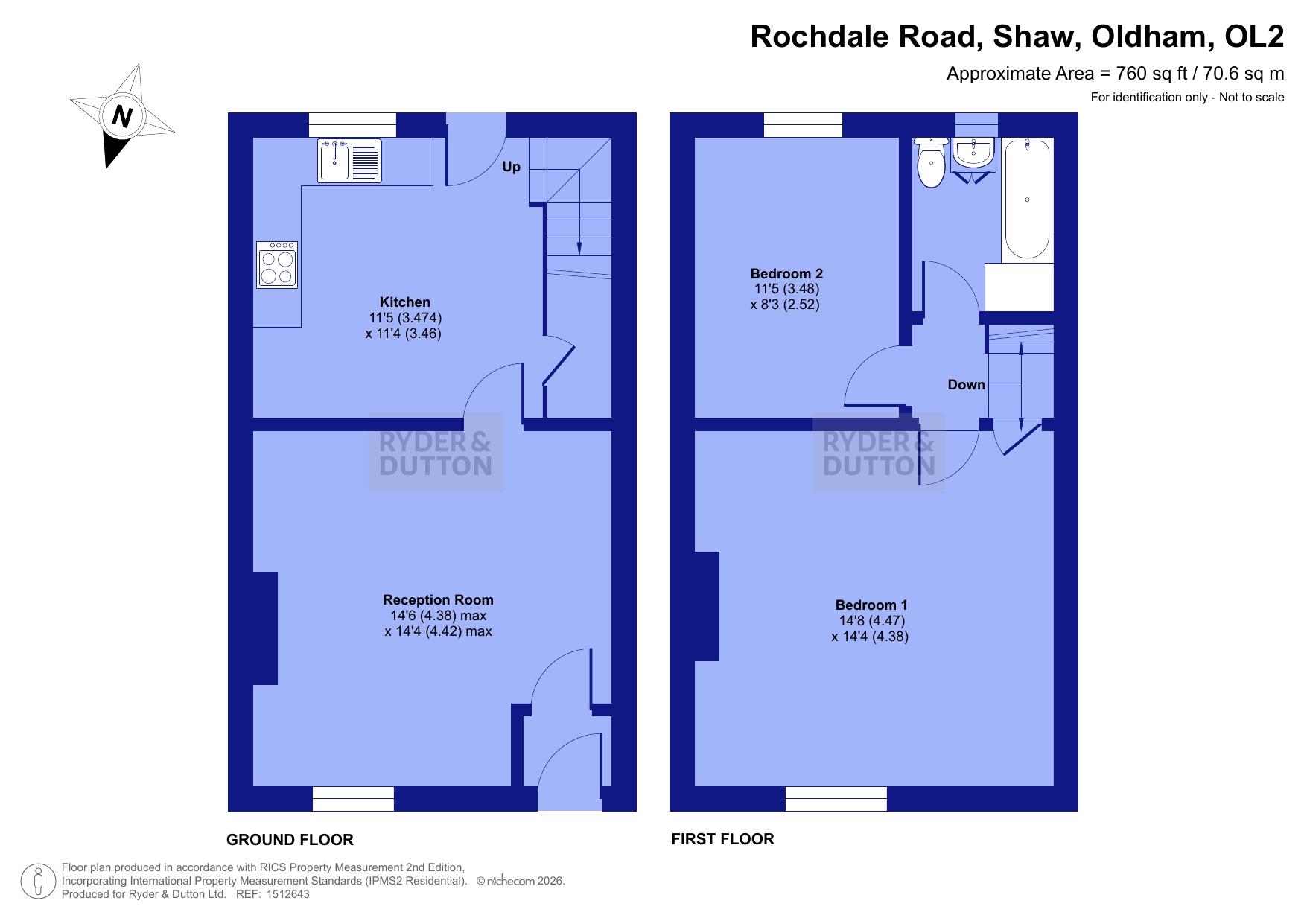 159, Rochdale Road, Oldham floorplan