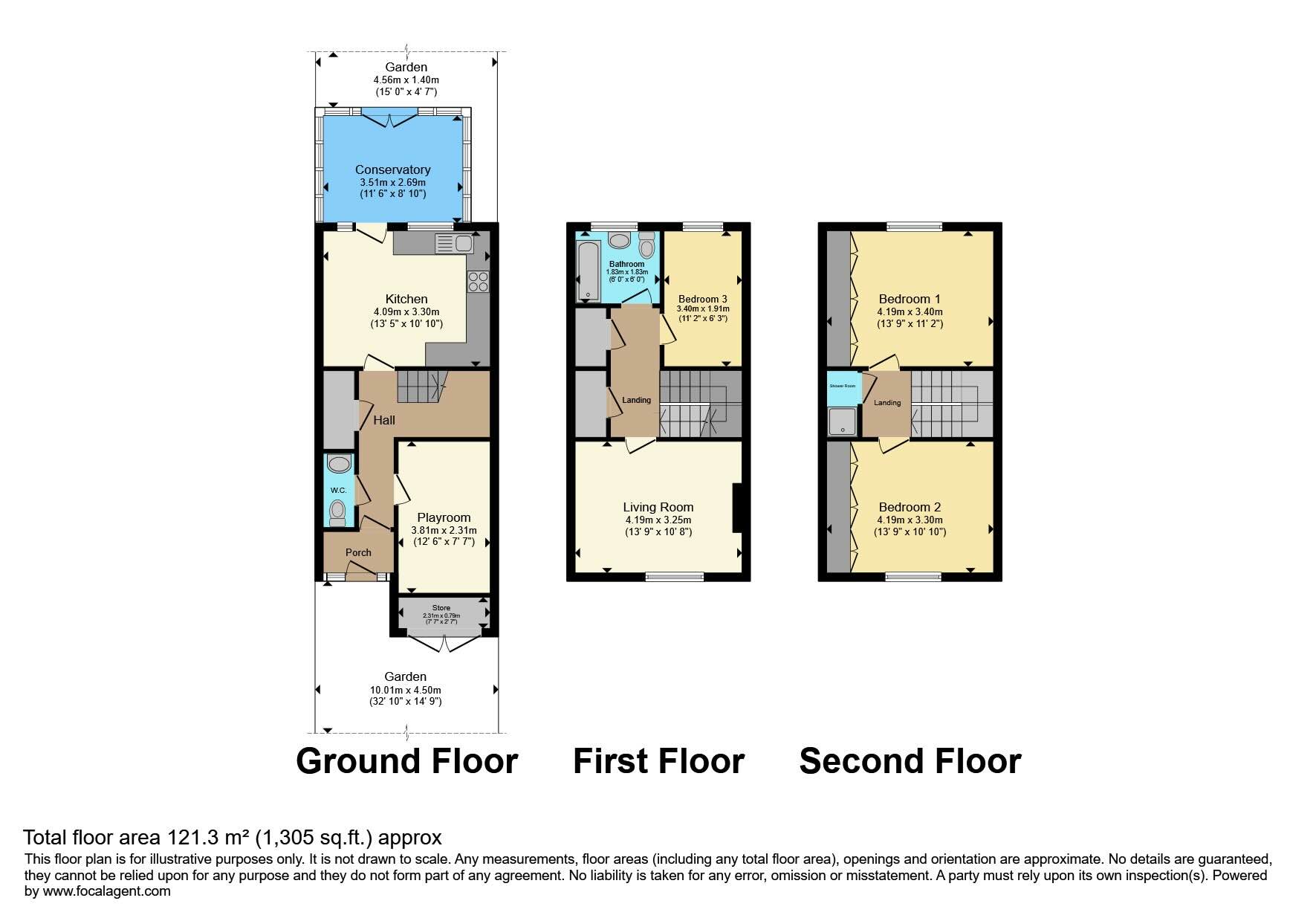 43, Ninian Road, Hemel Hempstead floorplan