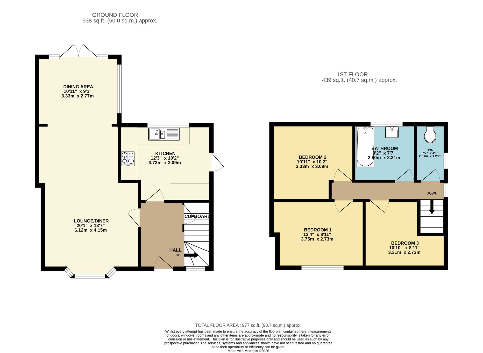 101 Dorset Avenue, Wigston floorplan