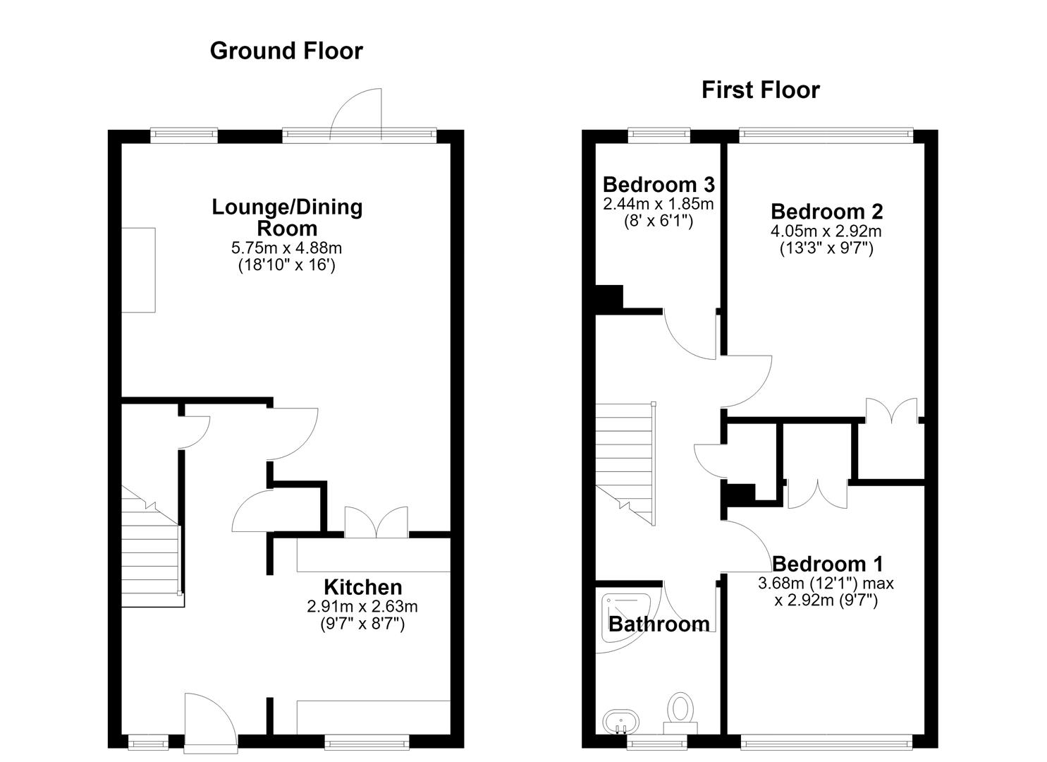25, Woodswater Lane, Beaminster floorplan