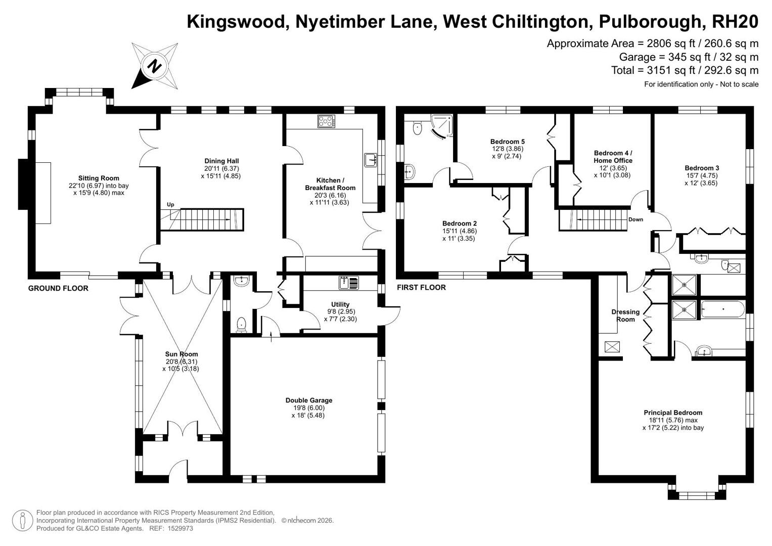 1 Kingswood, Nyetimber Lane, West Chiltington floorplan