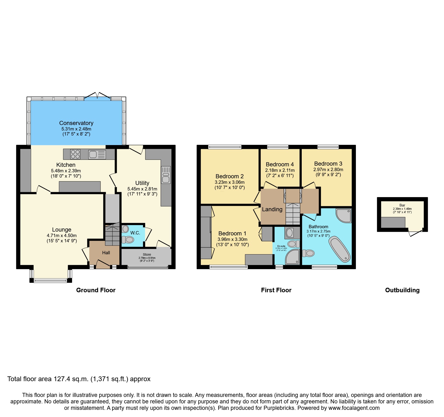 16, Park Hey Drive, Appley Bridge, Wigan floorplan