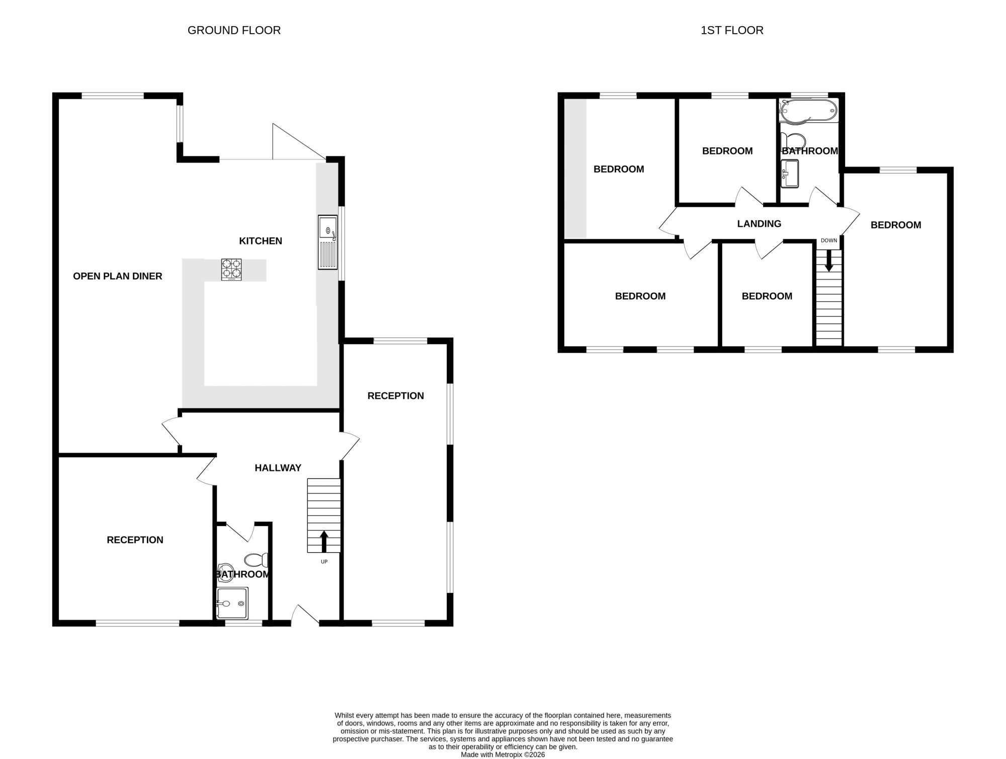 6, Oxford Road, Preston floorplan