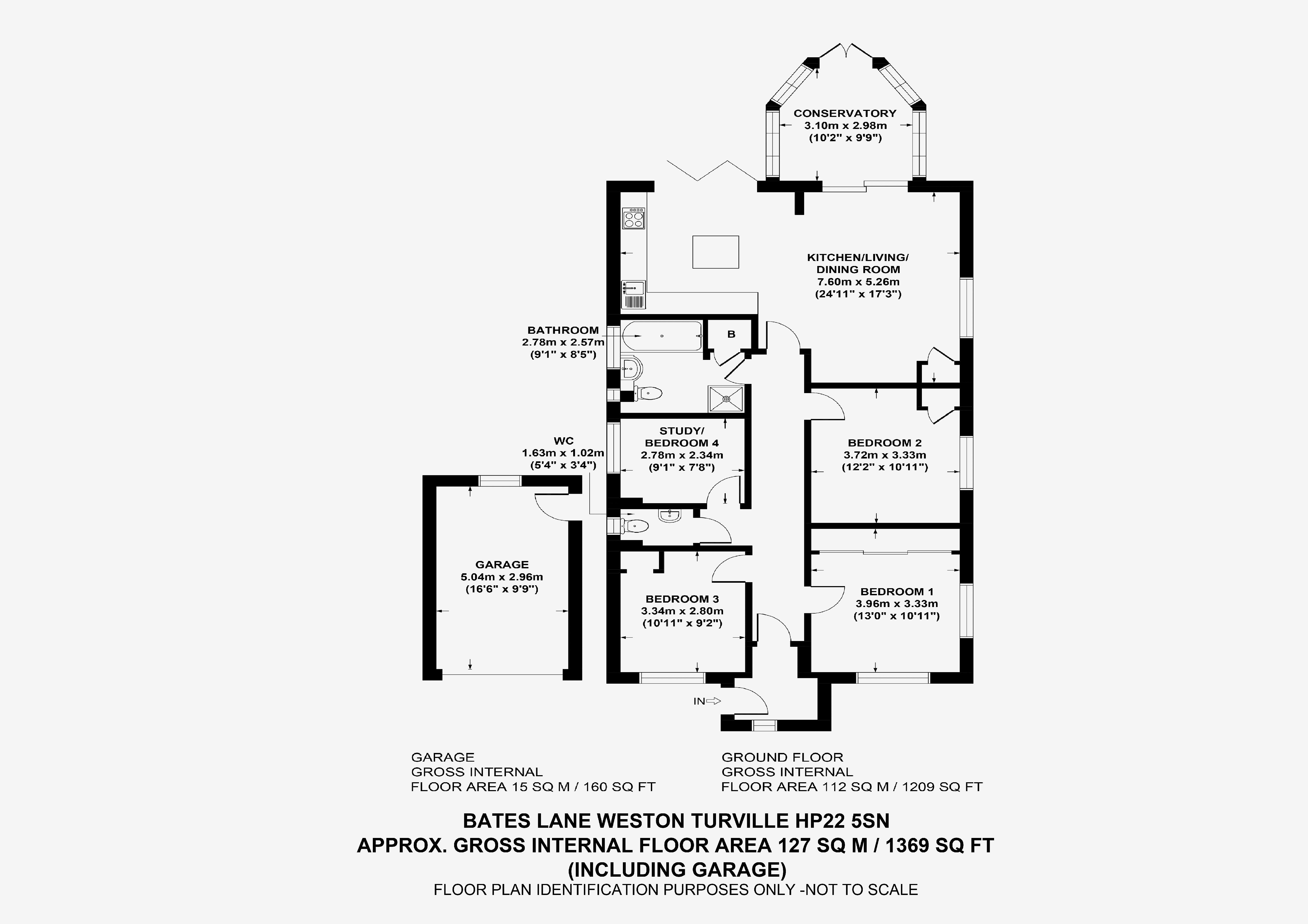 Bates Lane, Weston Turville, Aylesbury HP22, 4 bedroom detached