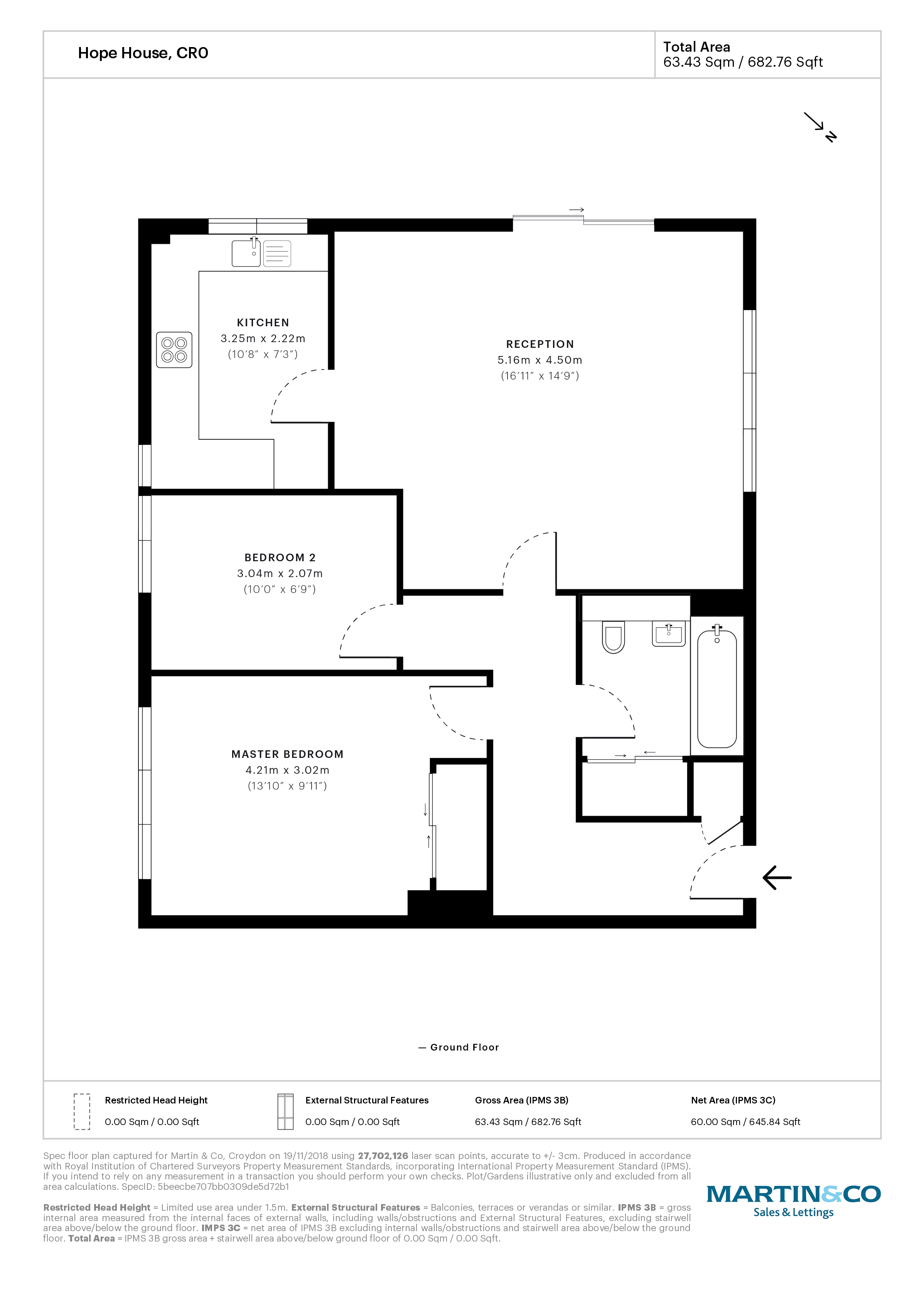 2 Bedrooms Flat for sale in Steep Hill, Stanhope Road, Croydon CR0