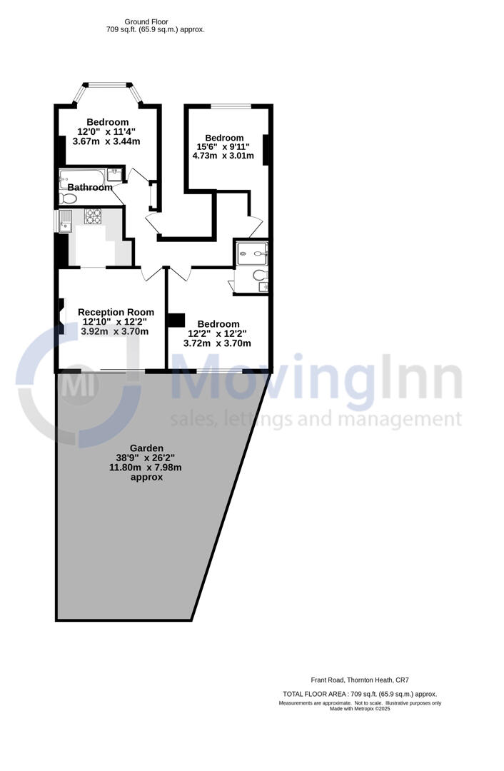 15 Frant Road, Thornton Heath floorplan