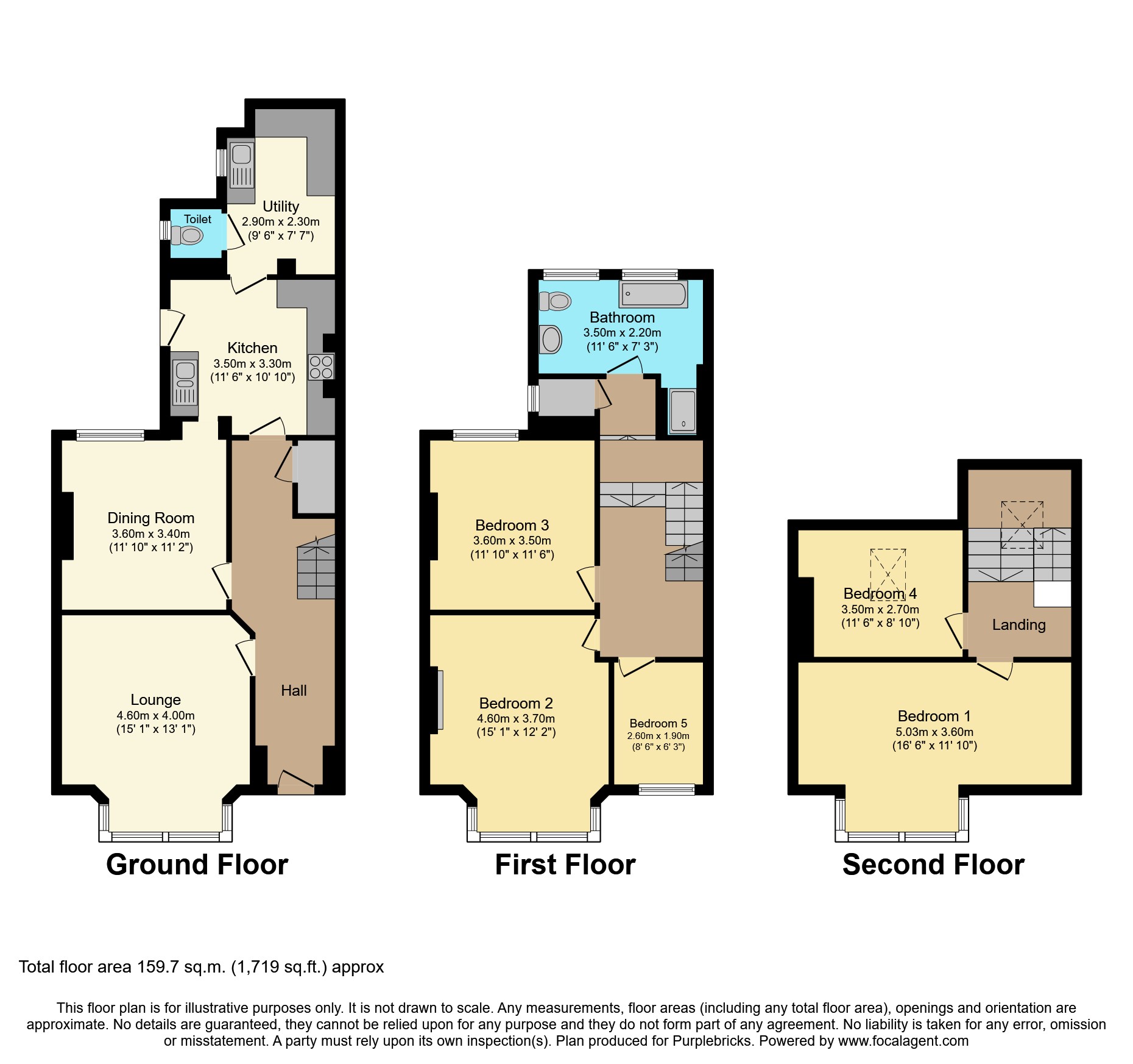Tyfica Road, Pontypridd CF37, 5 bedroom terraced house for sale