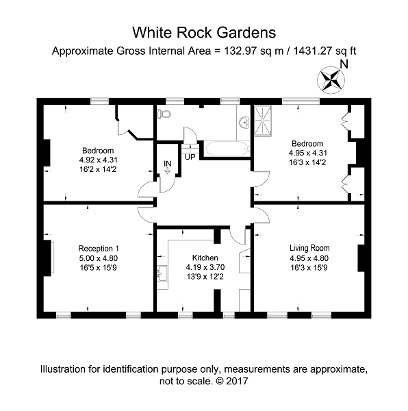 3 Bedrooms Flat to rent in The Penthouse, White Rock Gardens, Hastings, East Sussex. TN34