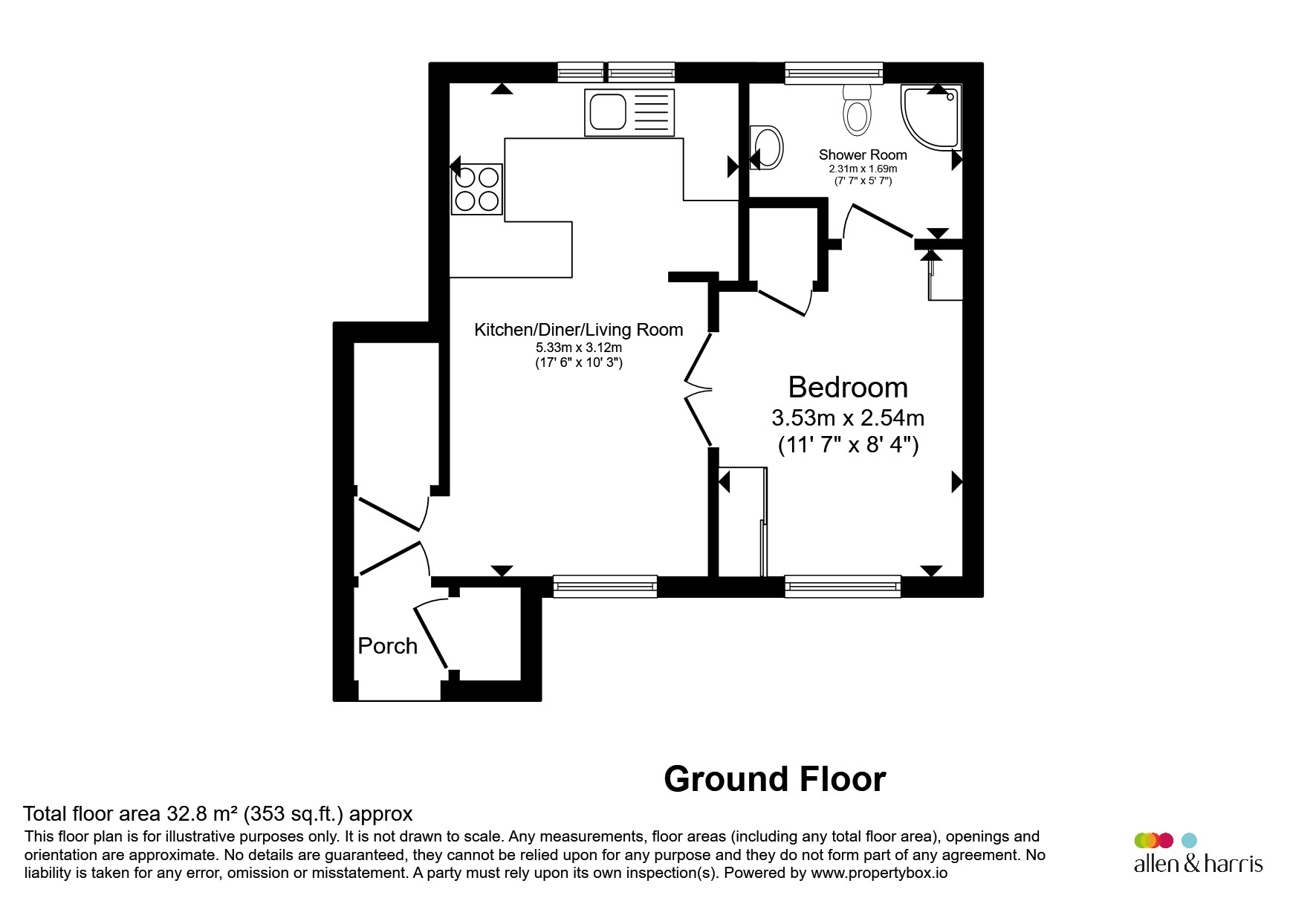 12, Highgrove Close, Calne floorplan