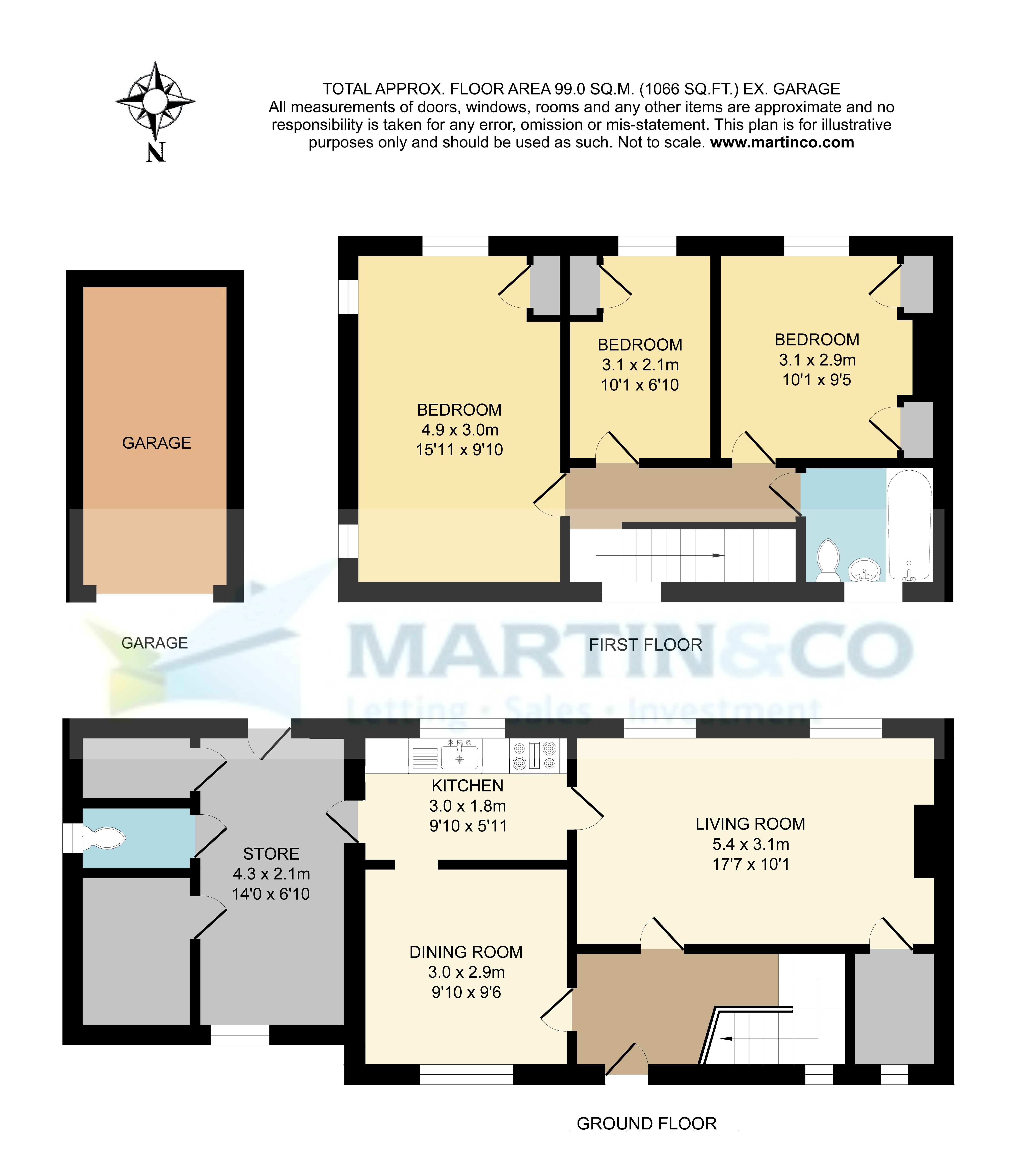 20, The Close, Reading floorplan