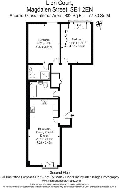 2 Bedrooms Flat to rent in Lion Court, 28 Magdalen Street SE1