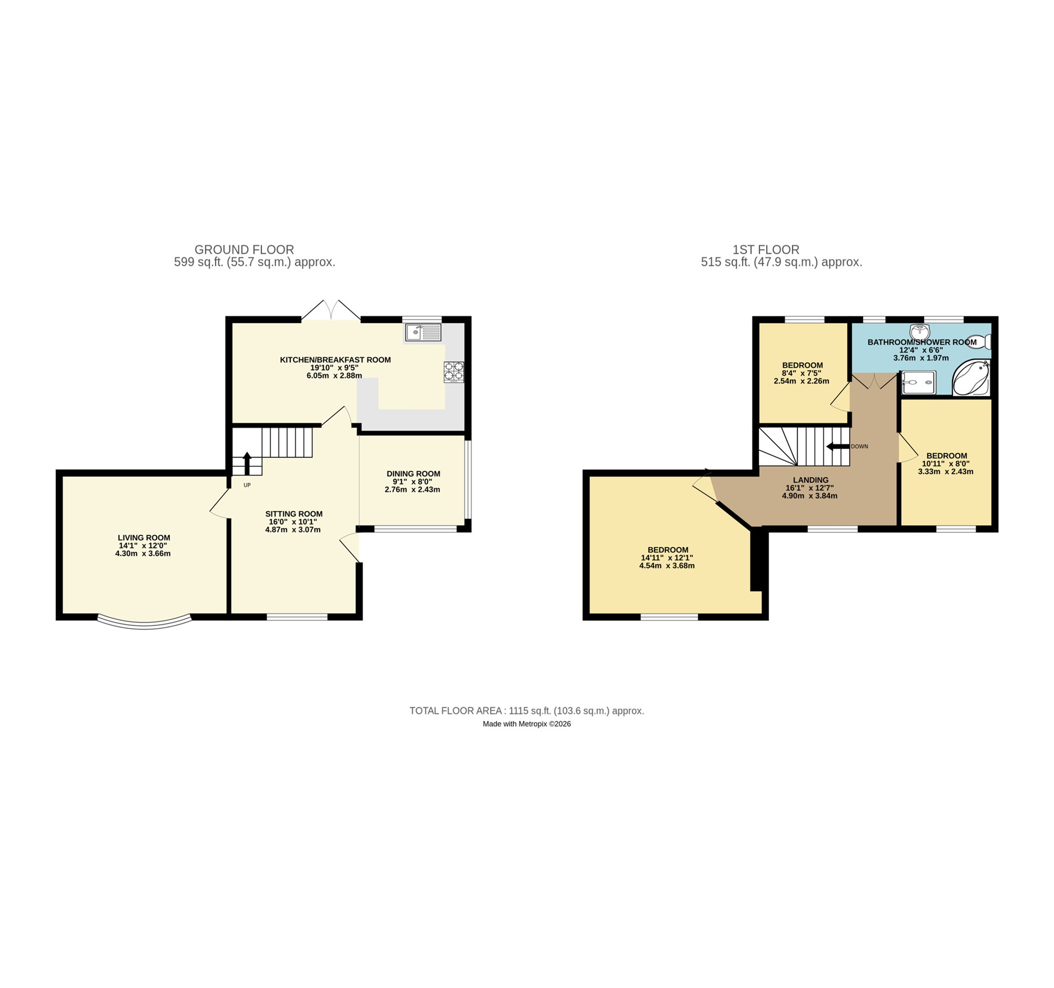 127, Marbury Road, Stockport floorplan