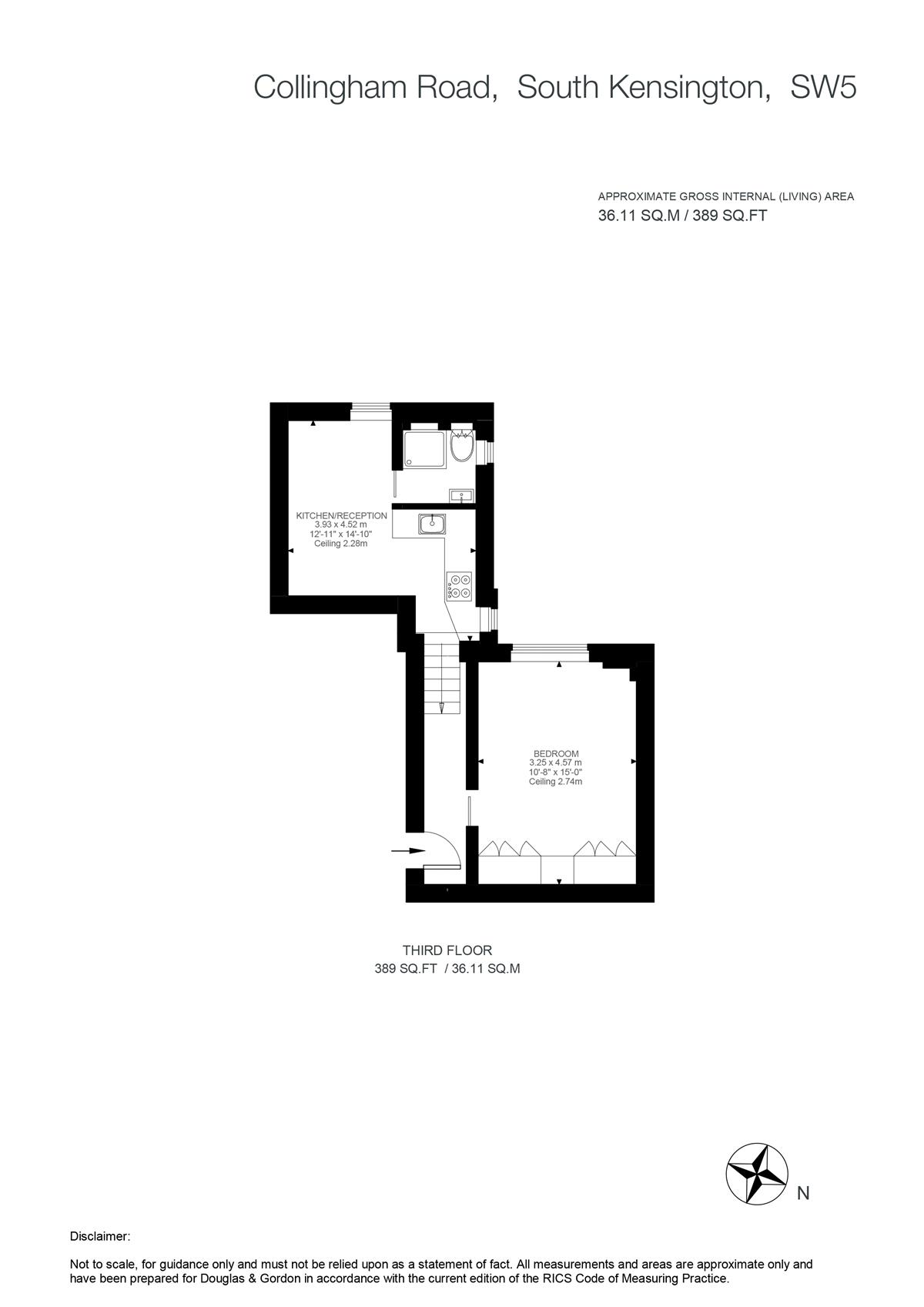 Collingham Road, London SW5, 1 bedroom flat for sale 61602301