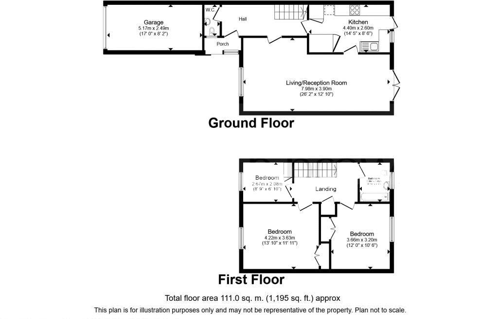 16, Caldecot Way, Broxbourne floorplan