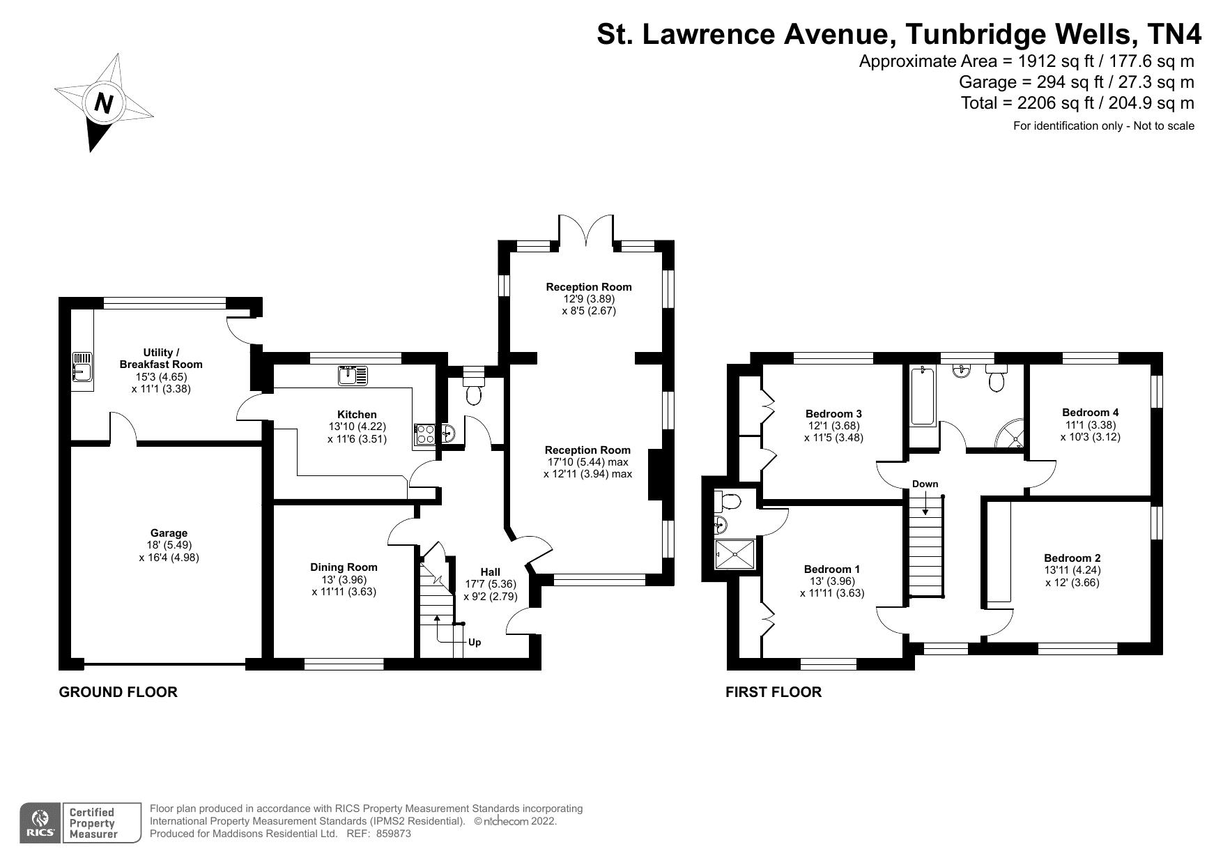 St. Lawrence Avenue, Bidborough, Tunbridge Wells TN4, 4 bedroom