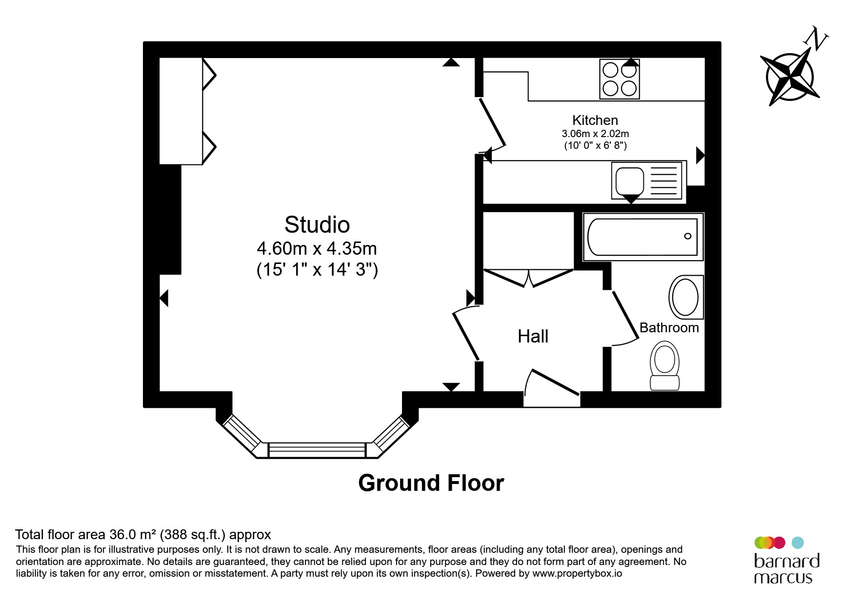 12, Wren Court, 12, The Avenue, Surbiton floorplan