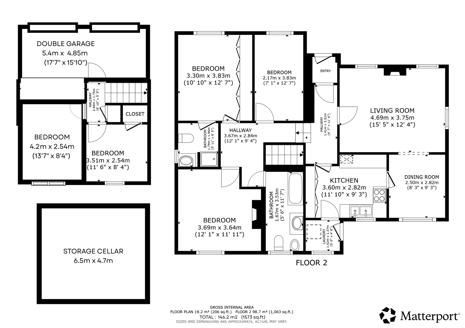 588, Loxley Road, Sheffield floorplan