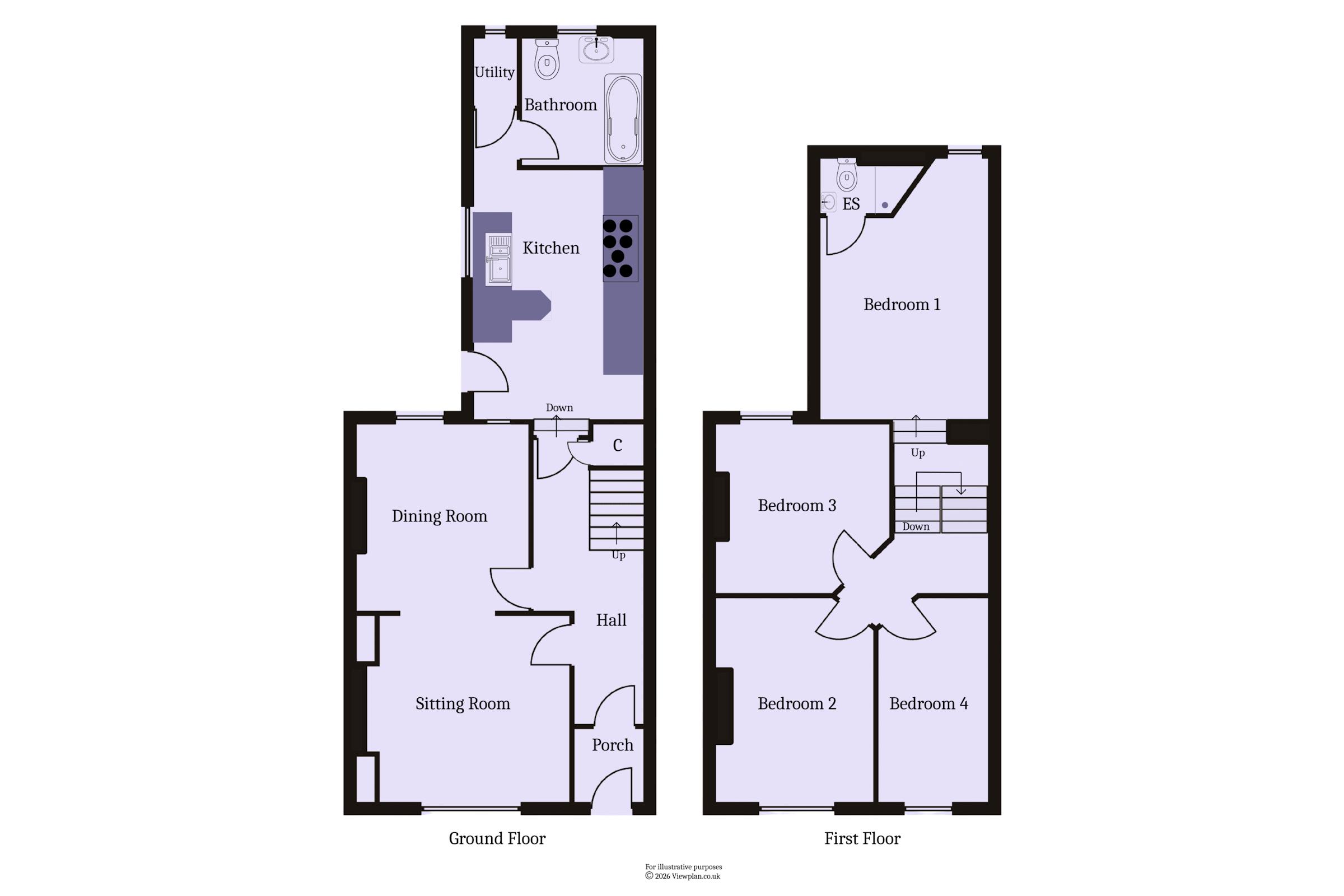 48, Plassey Street, Penarth floorplan