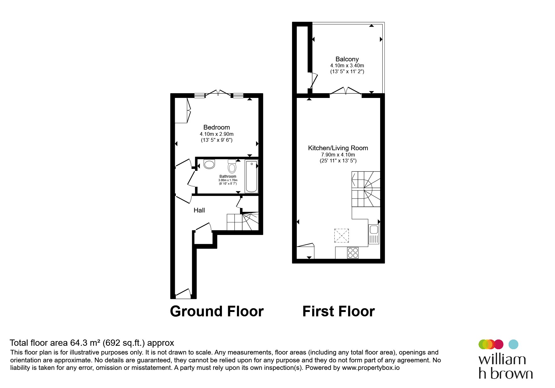 Wanderer Cottage, Sutton Staithe Boatyard, Norwich floorplan