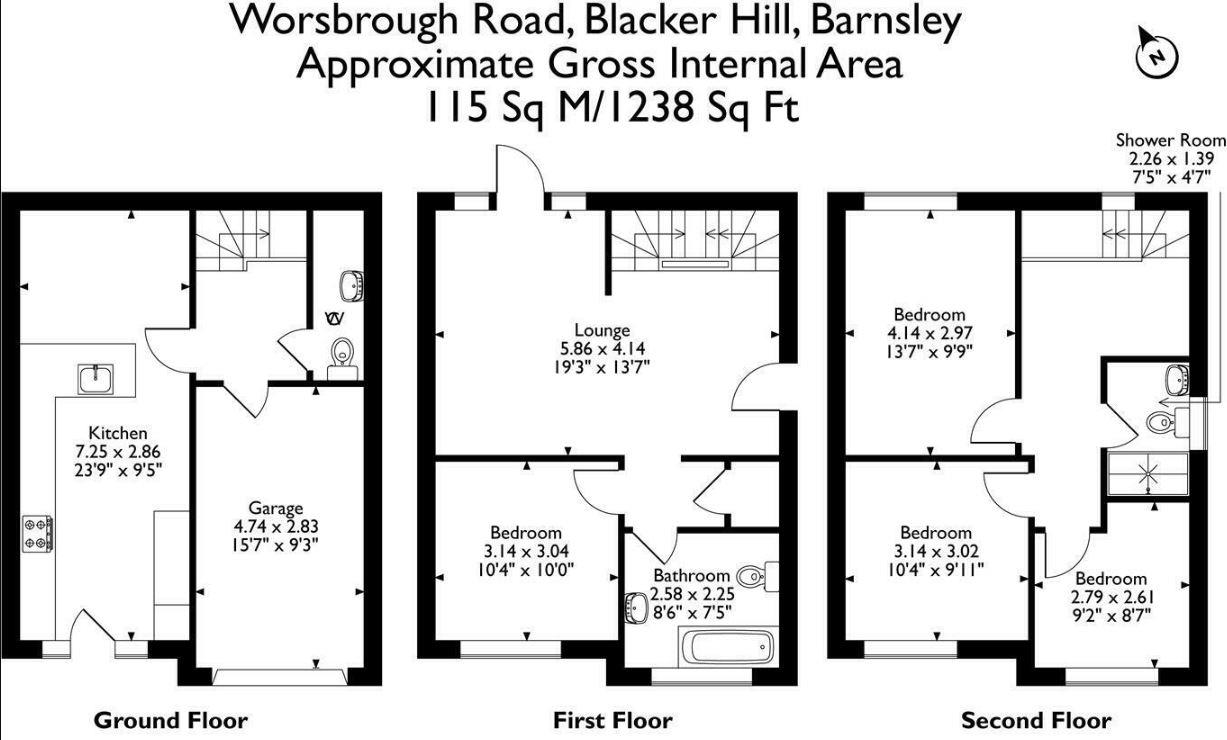 26, Worsbrough Road, Barnsley floorplan