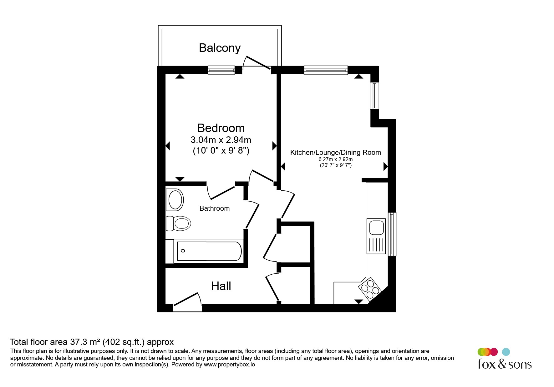 Flat 19, Clarkes Court, Quay Street, Fareham floorplan