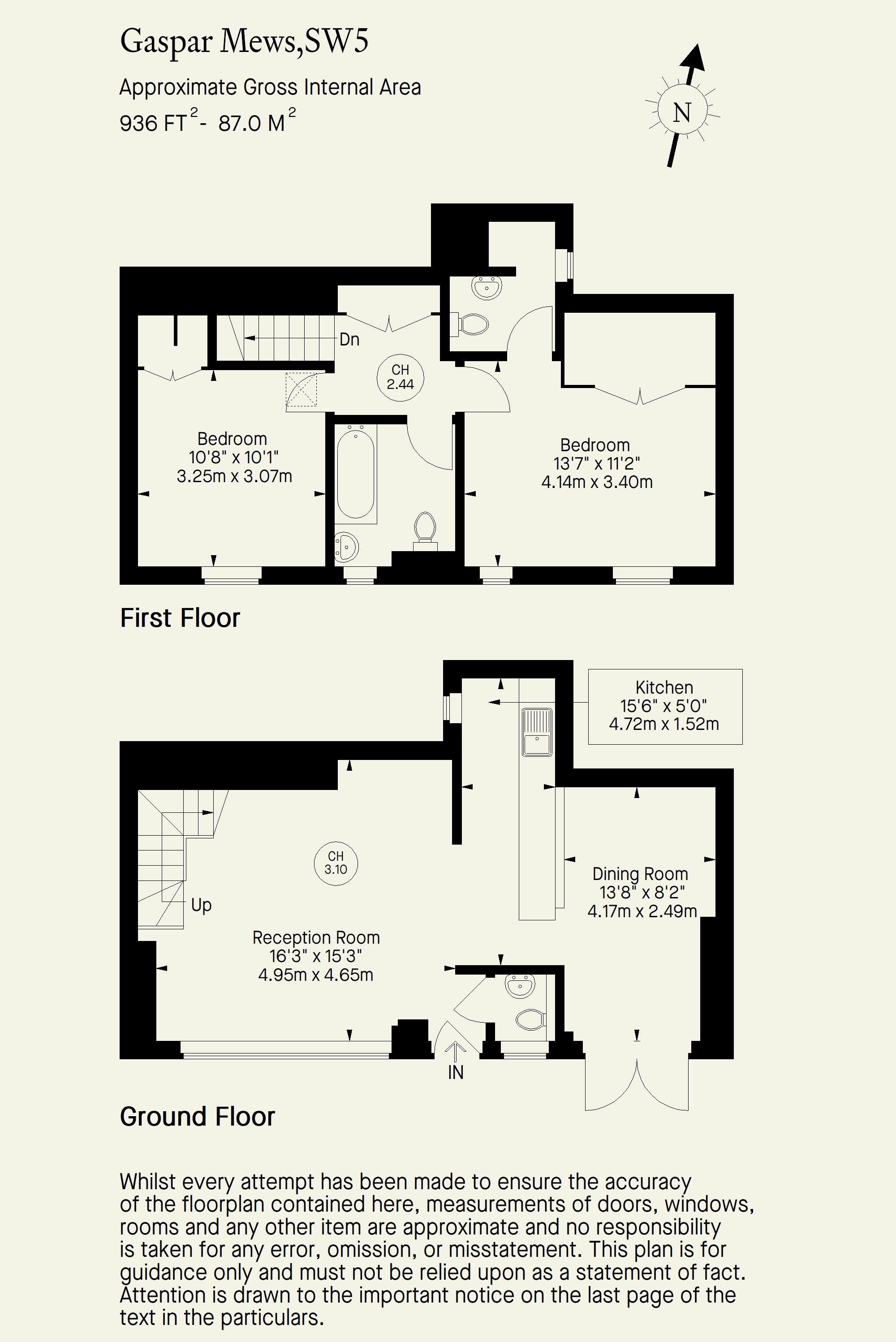 2, Gaspar Mews, London floorplan
